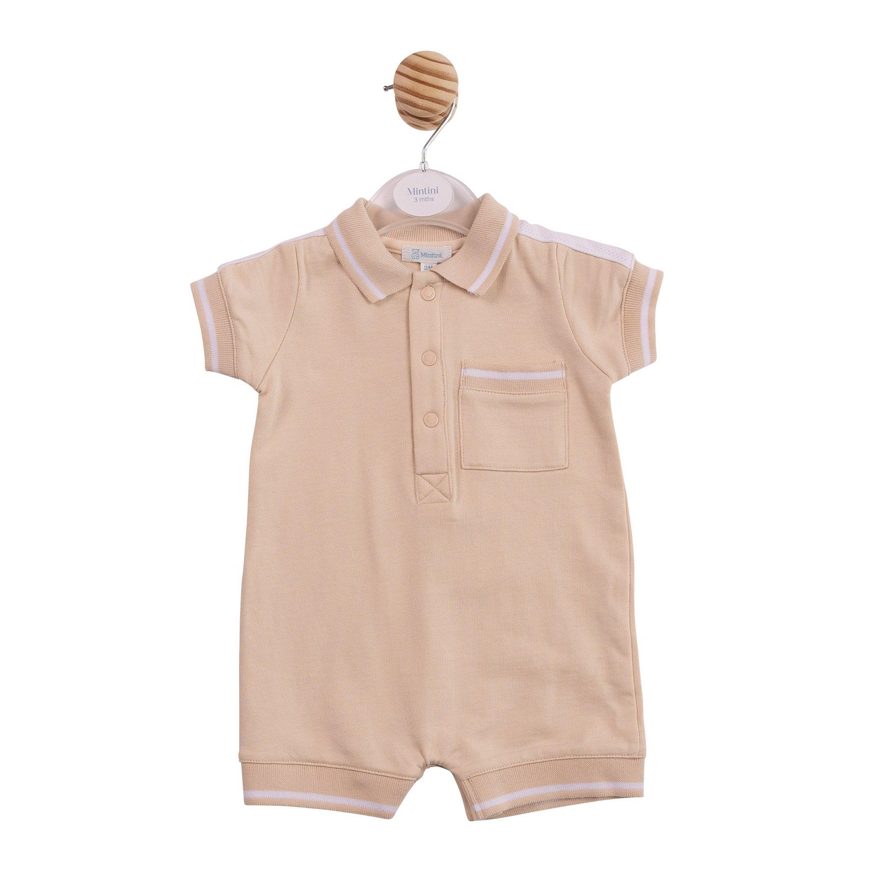 Mintini Baby Baby Romper - Beige