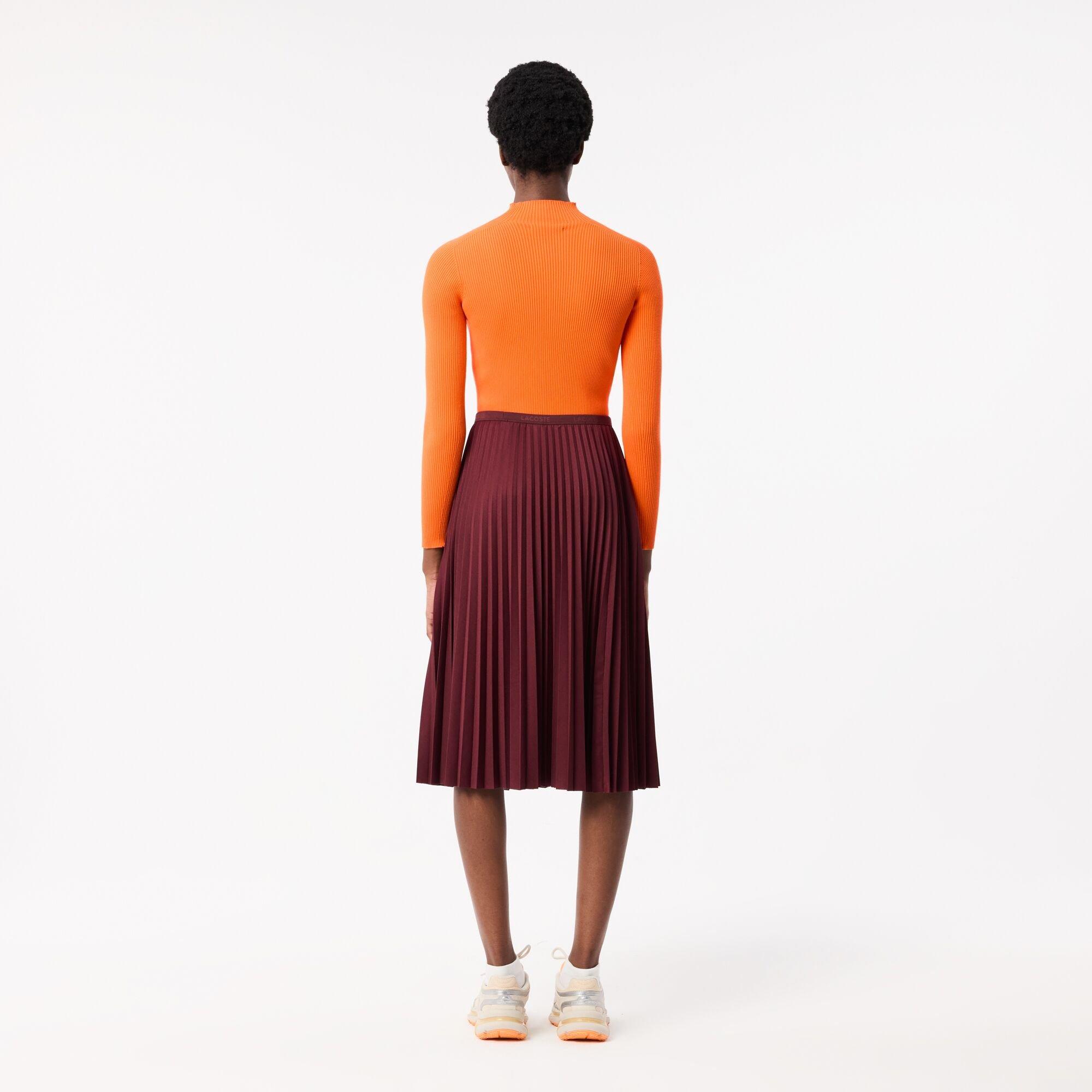 Expresso - Lacoste - Long Pleated Skirt - 3