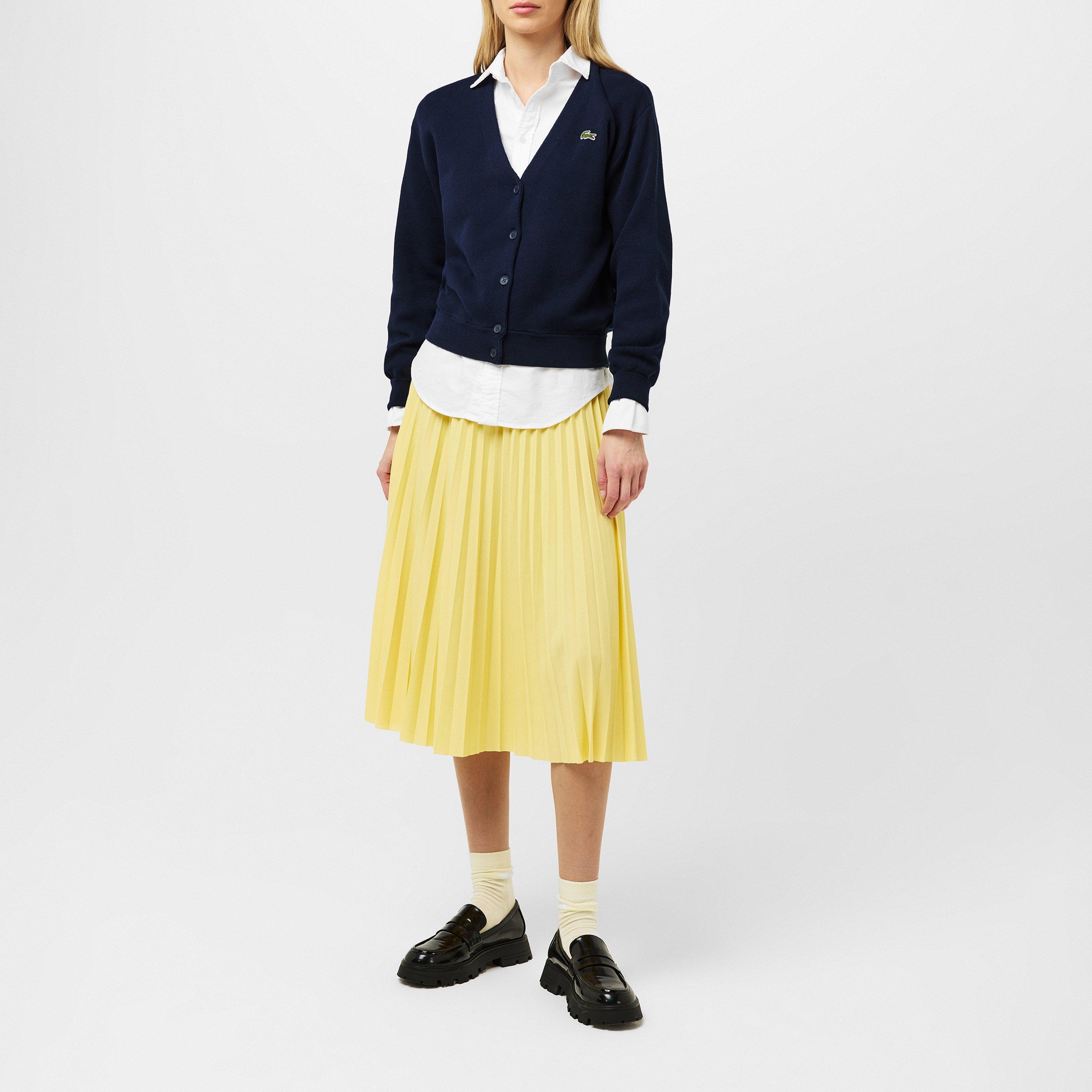 Jaune - Lacoste - Long Pleated Skirt - 6