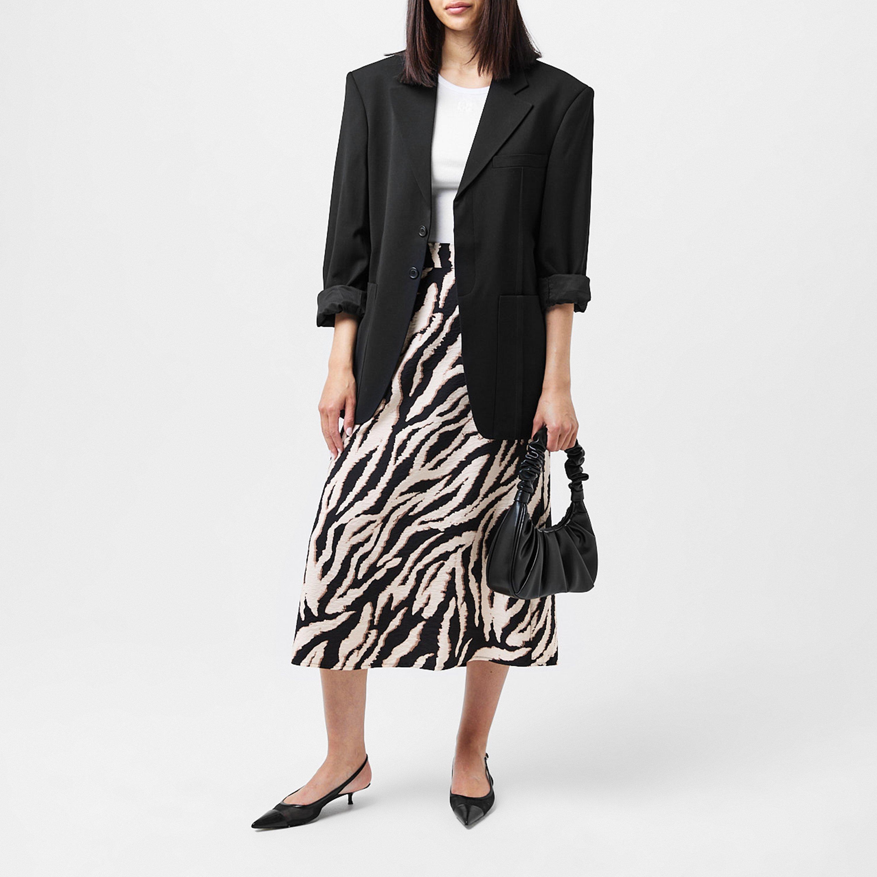 Fossil Zebra - Object - Women's Jacira Midi Skirt - 5