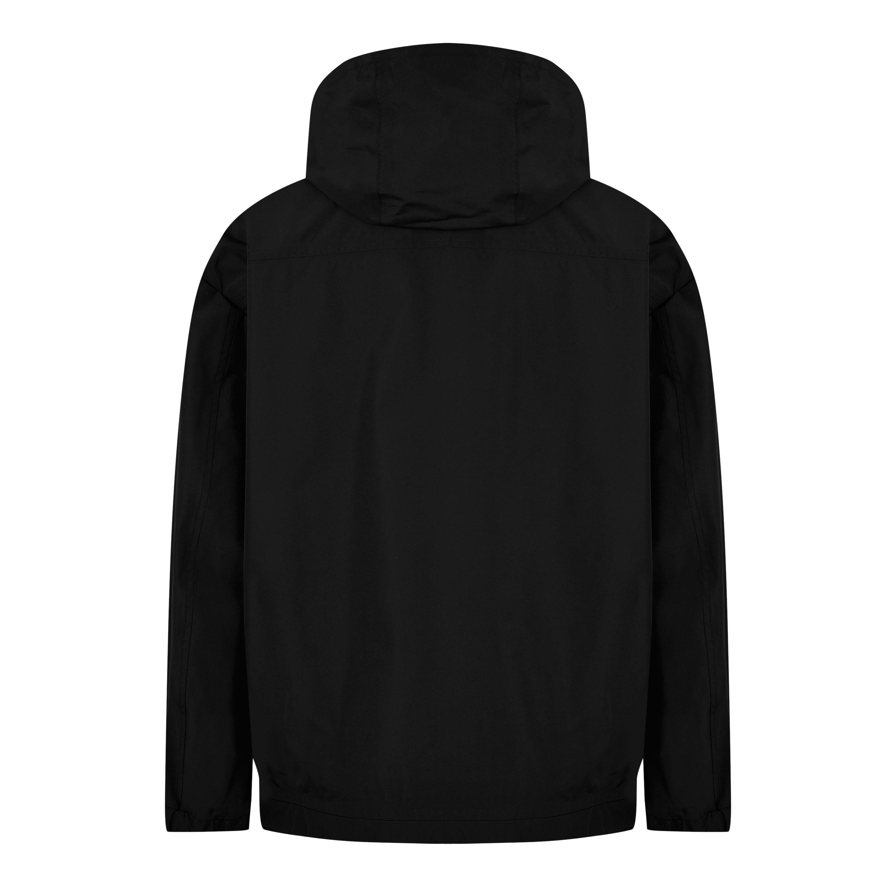 Nero - Dolce and Gabbana - Men's Plate Windproof Hooded Long Sleeve Rain Anorak - 6