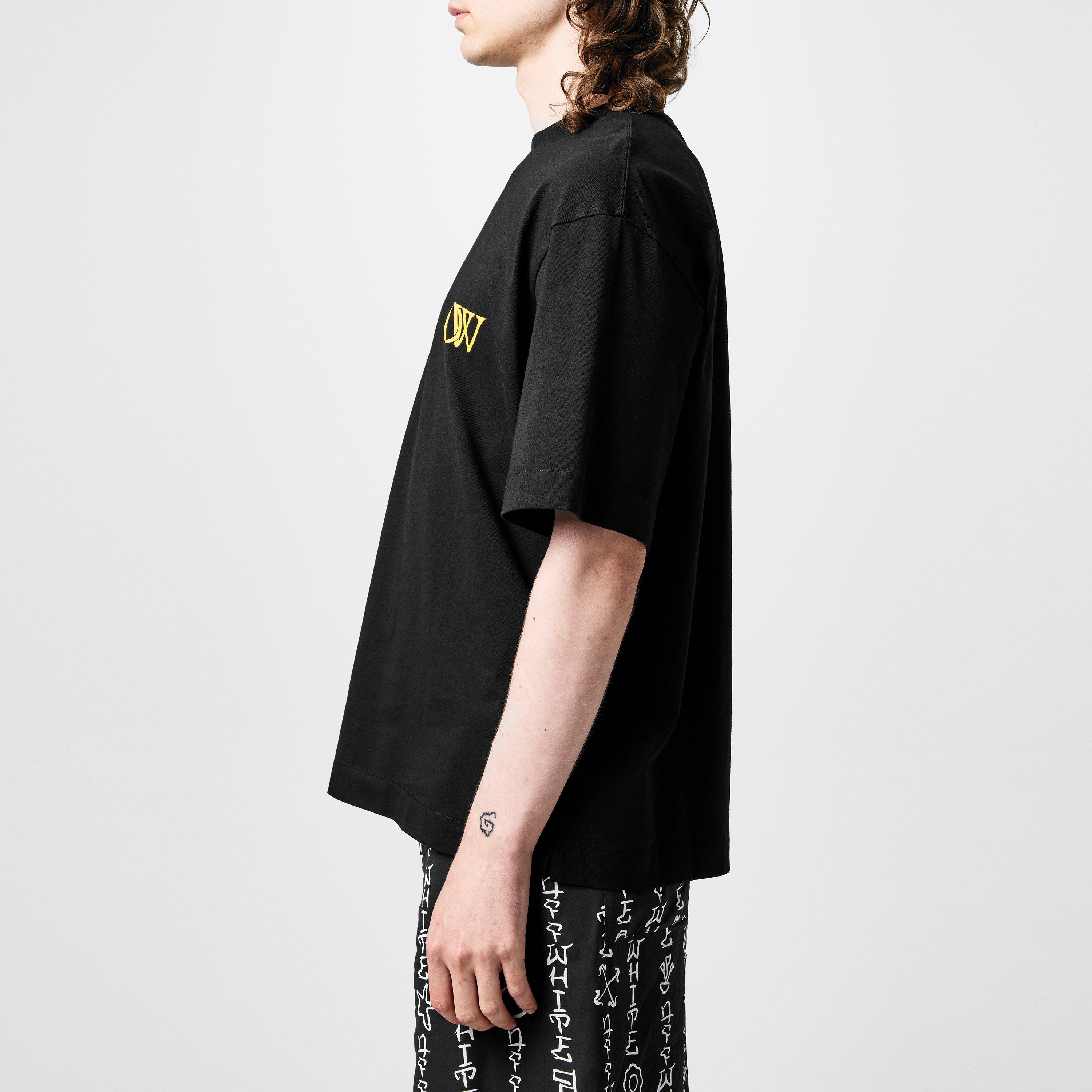 Black Gold - Off White - Men's 23 Skate T-Shirt, Edgy 90s-Inspired Design - 5