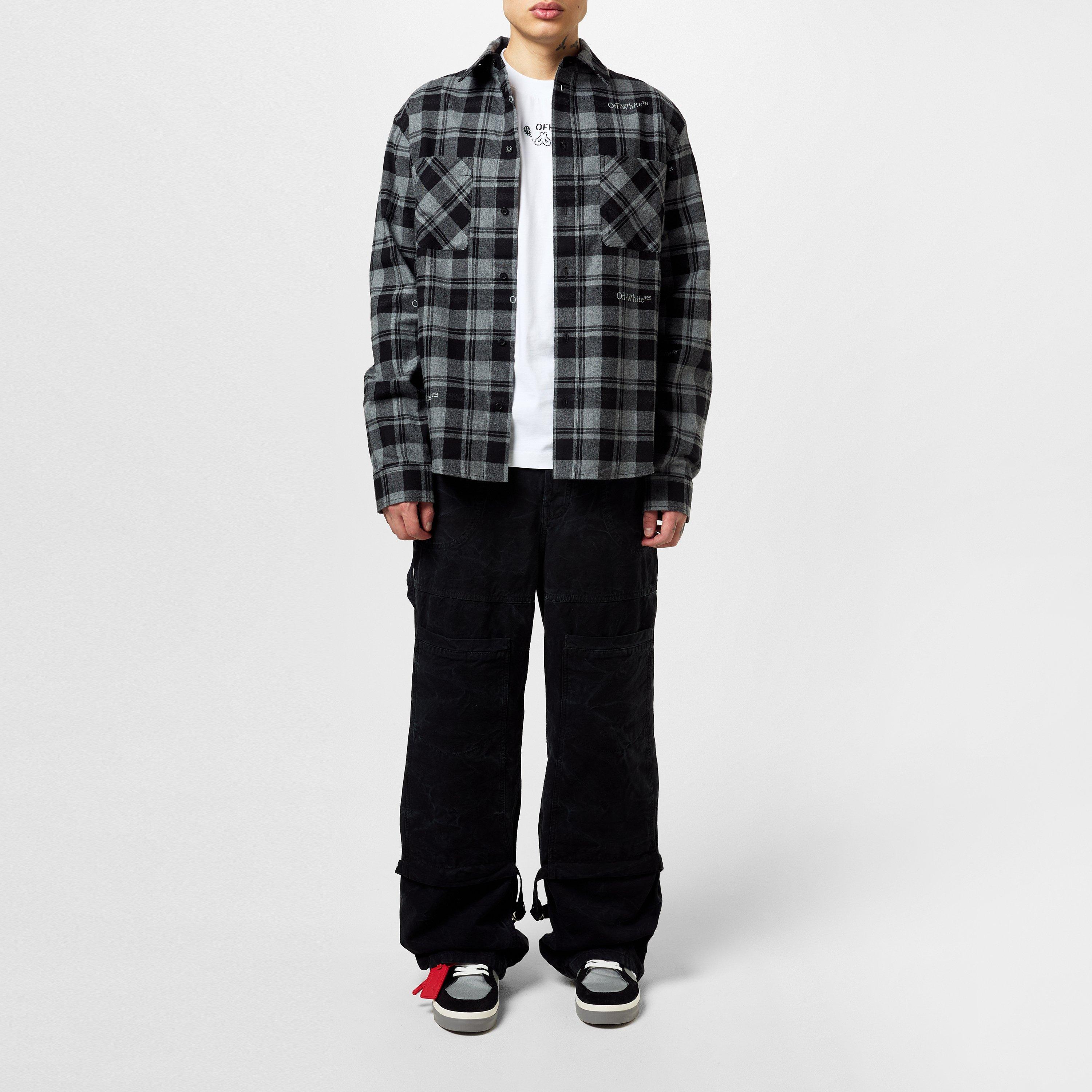 White Black - Off White - Men's Bandana Arrow T-Shirt - 6