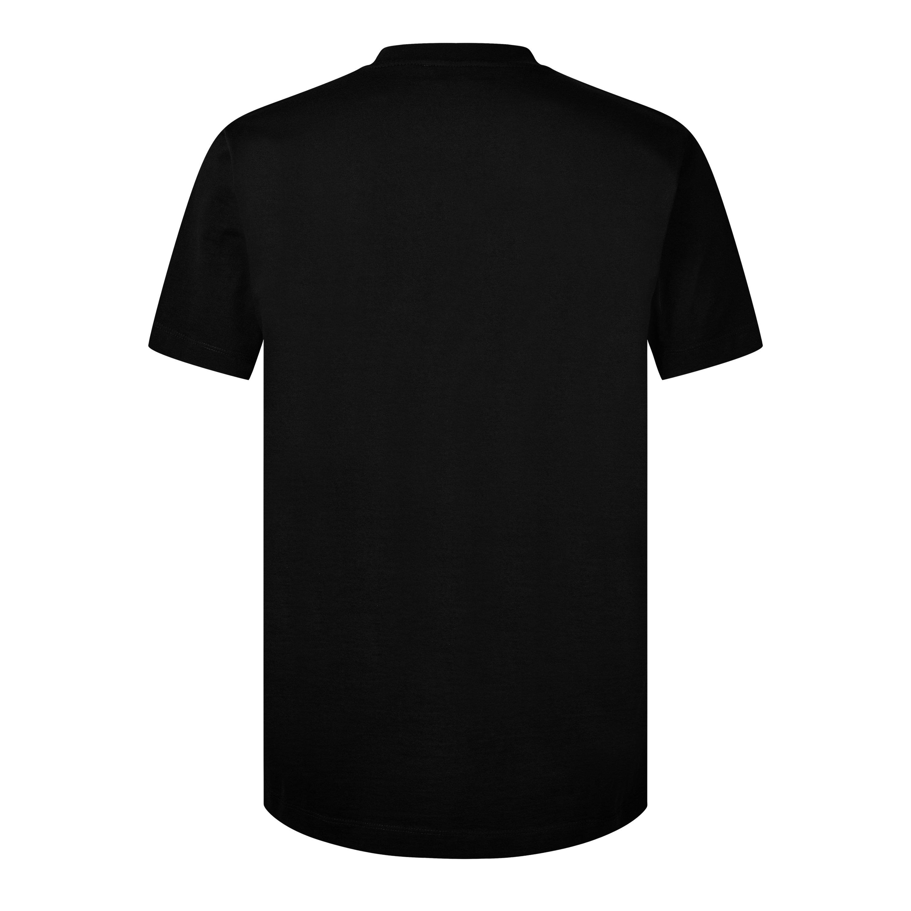 Black White - Off White - Men's Stamp Skate Tee, Signature Logo T-Shirt - 2