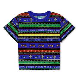 Kenzo Aztec T Shirt Jn34