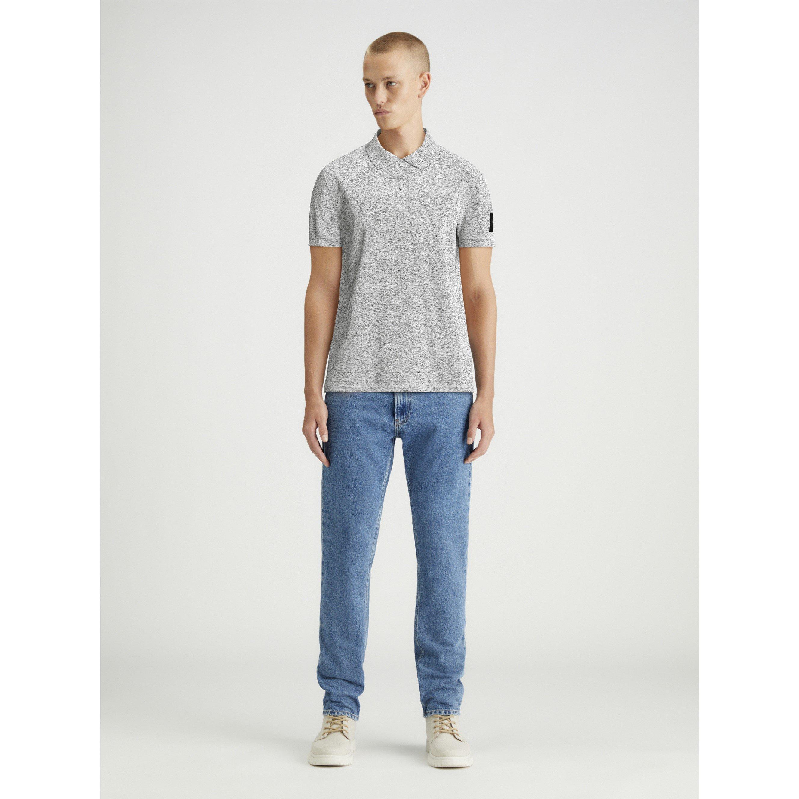 Gris - Calvin Klein Jeans - Short-sleeved polo - 2