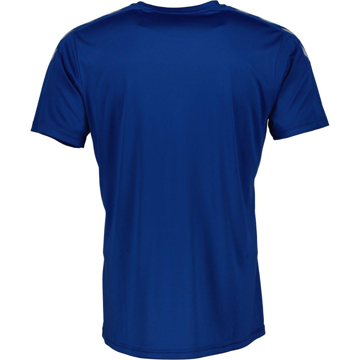 True Blue/Wh - Hummel - Unisex Kids' Stripe Jersey Drill Top - 2