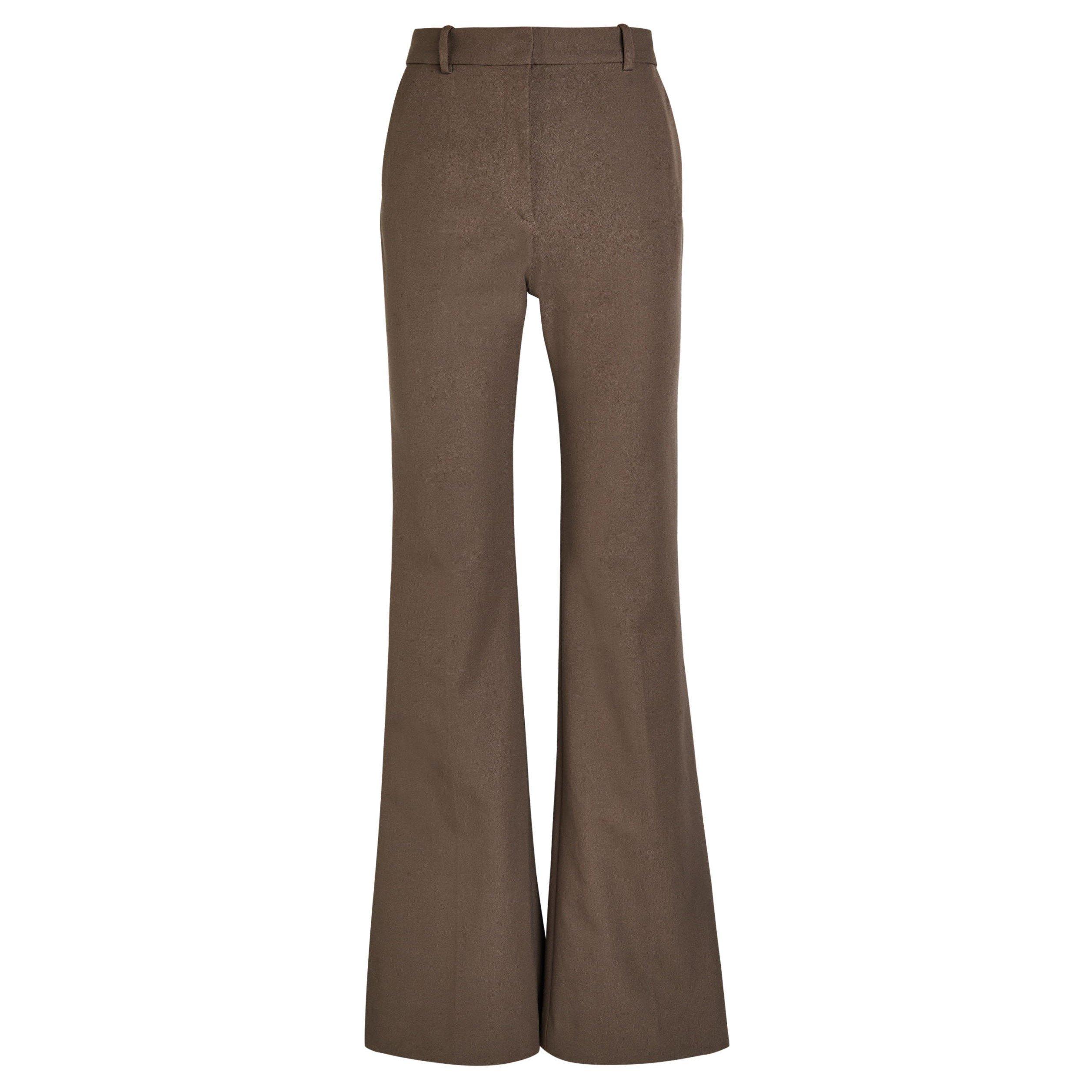 Brown light bro - Joseph - TR TAFIRA PANT GABARDINE STREC