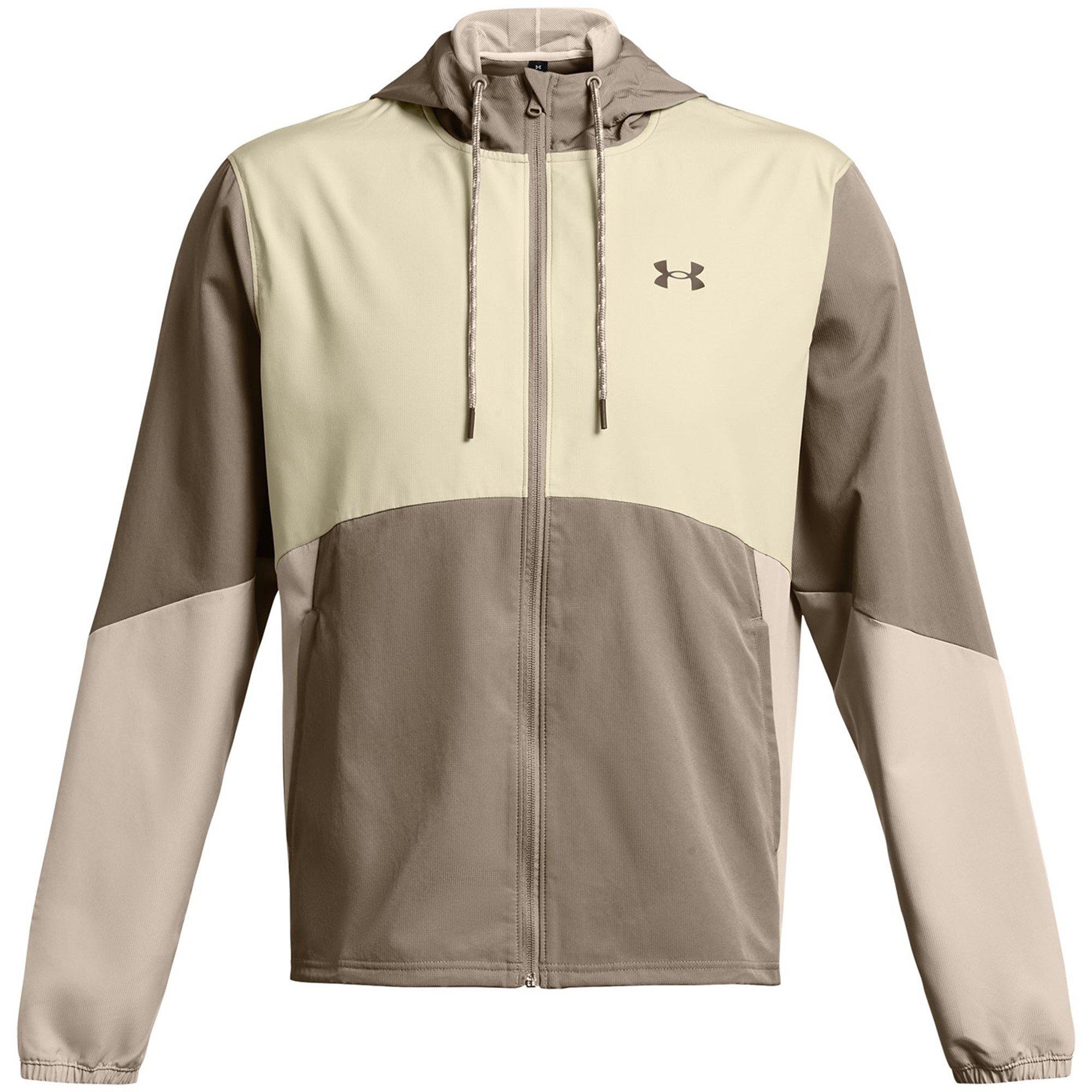 Under Armour Men's Legacy Lightweight Windproof Windbreaker - Brown - XL