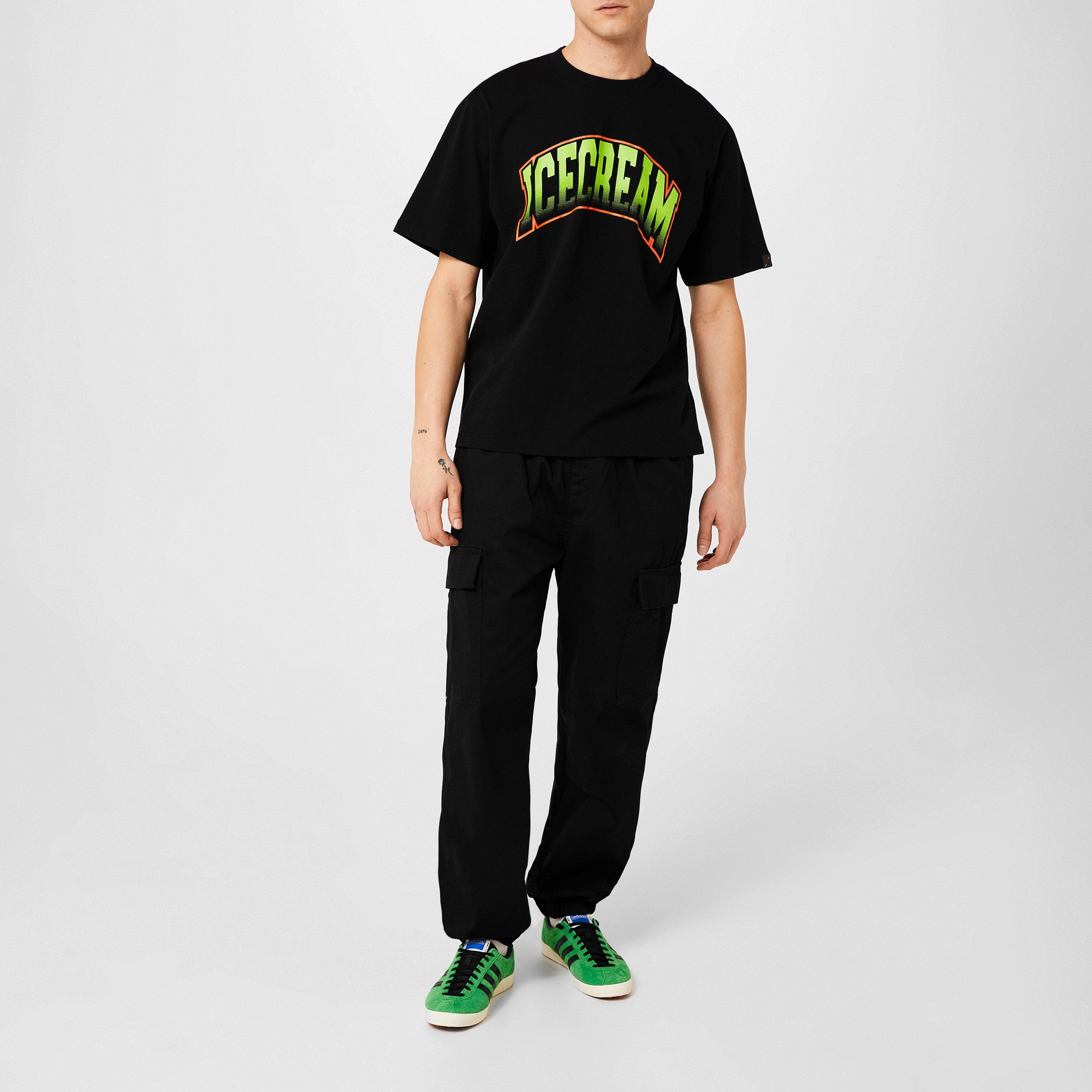 BLACK - ICECREAM - Men's College Regular Fit T-Shirt - 4