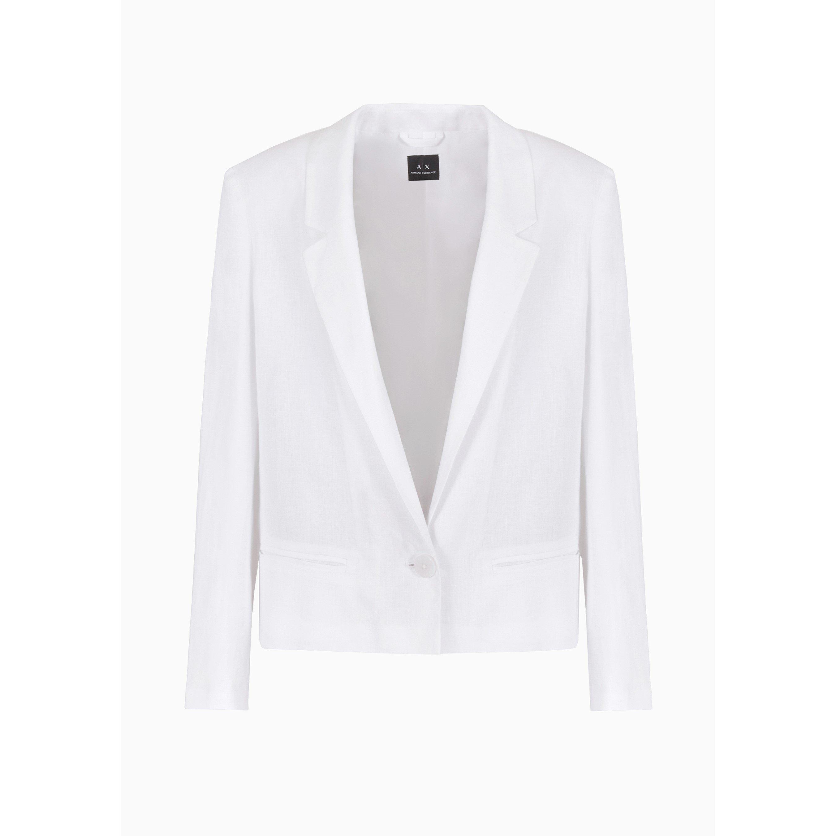 White 1100 - Armani Exchange - Women's Tailored Blazer - 5