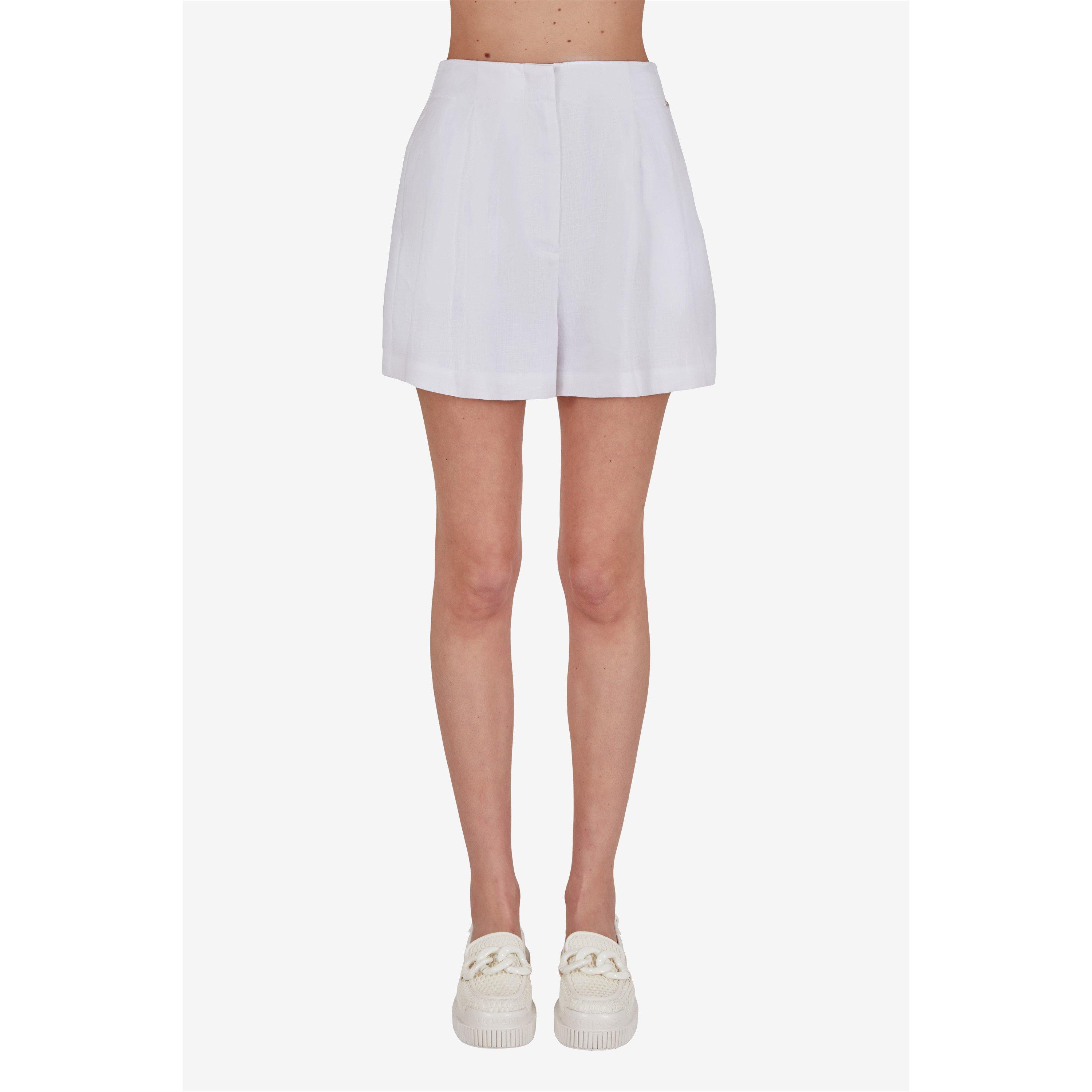 White 1100 - Armani Exchange - Women's Tailored Shorts - 5