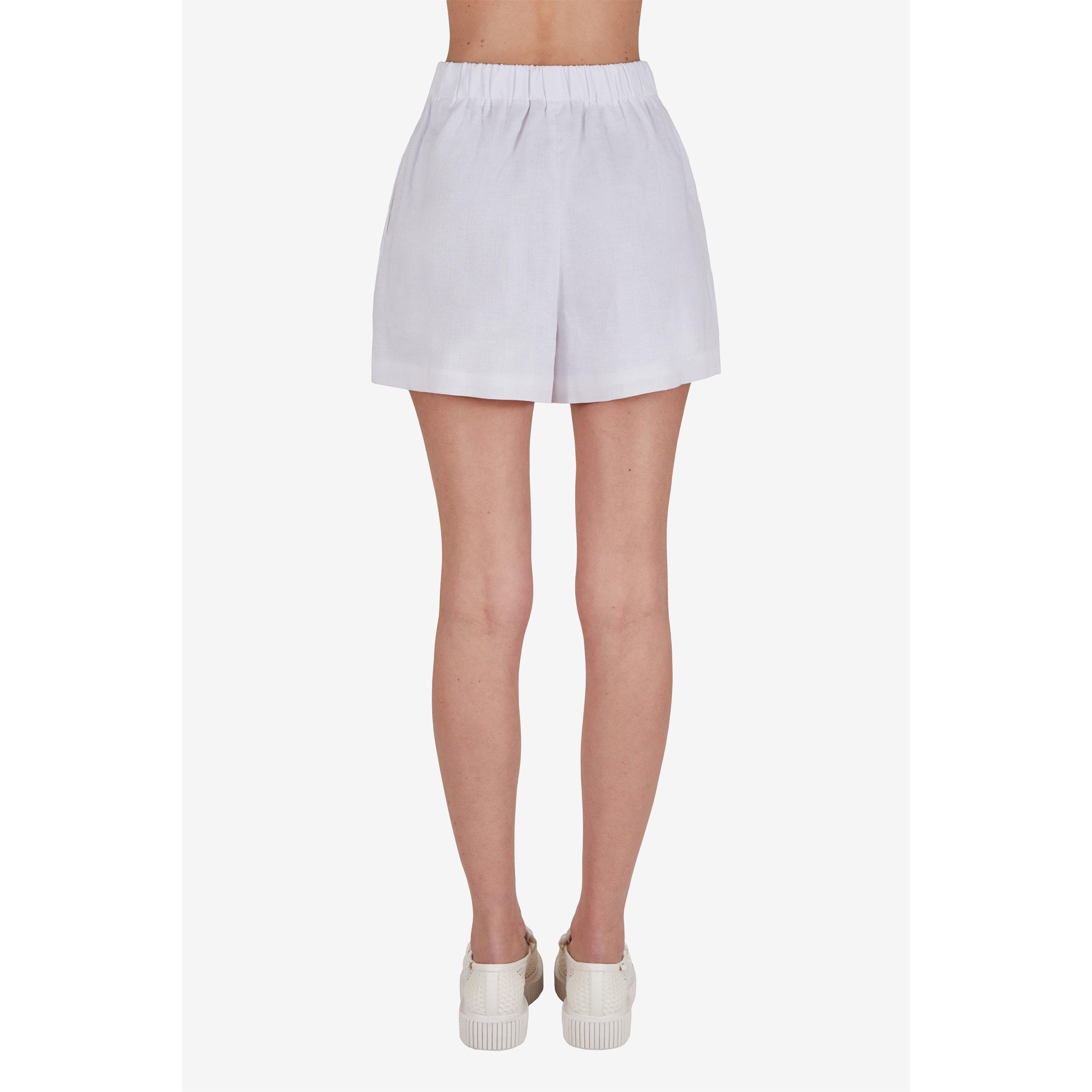 White 1100 - Armani Exchange - Women's Tailored Shorts - 6