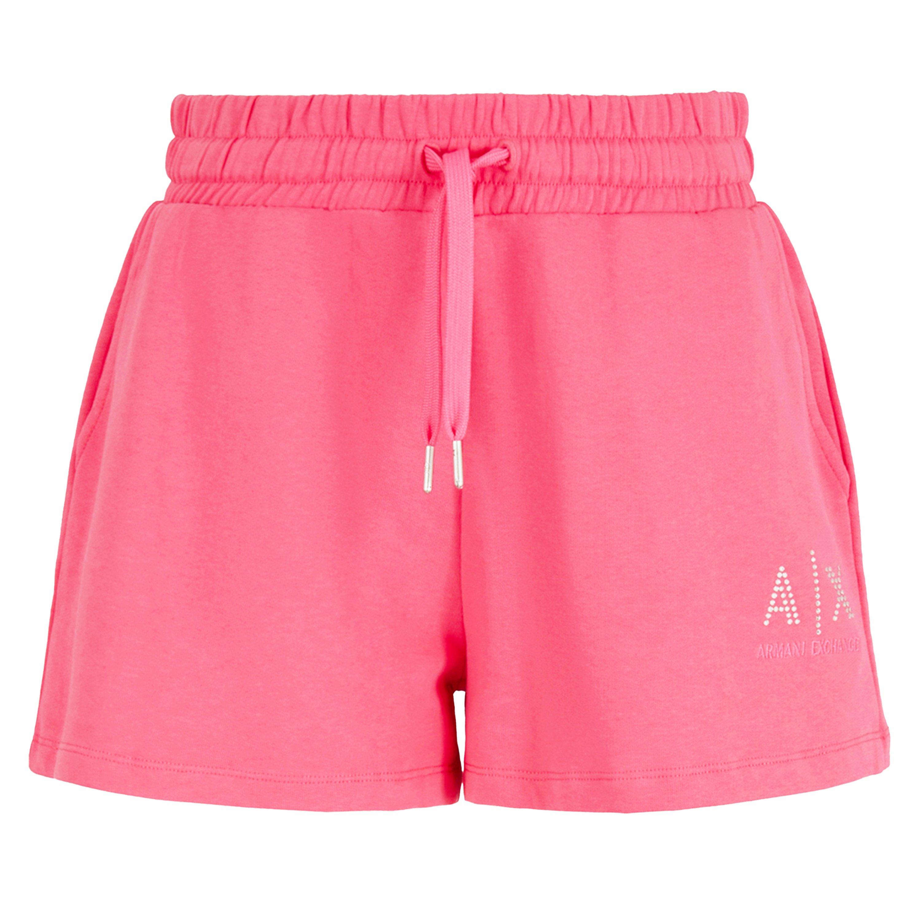 Pink 14BH - Armani Exchange - Fleece Jogger Shorts - 5