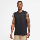 Noir/Argent - Nike - Dri-FIT Legend Men's Sleeveless Fitness T-Shirt - 1