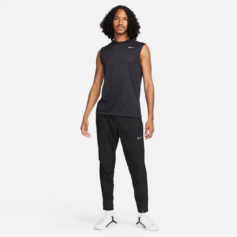 Noir/Argent - Nike - Dri-FIT Legend Men's Sleeveless Fitness T-Shirt - 4