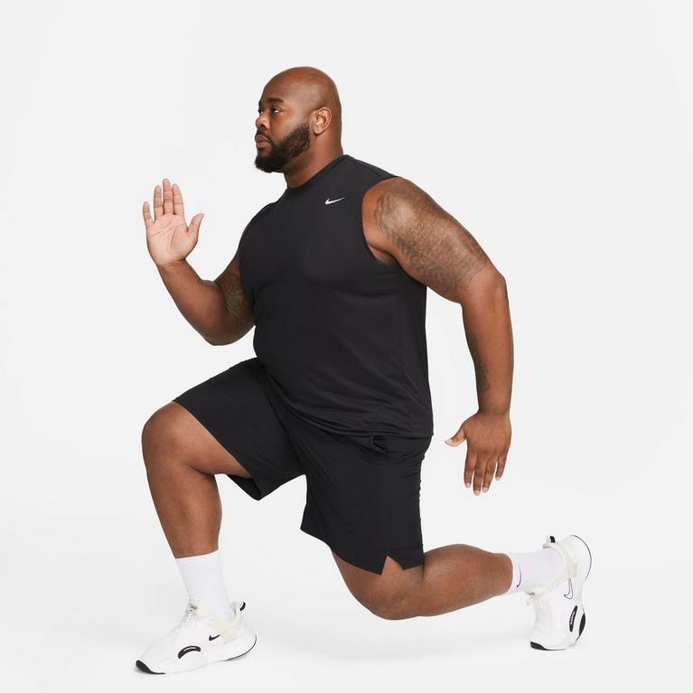 Noir/Argent - Nike - Dri-FIT Legend Men's Sleeveless Fitness T-Shirt - 8