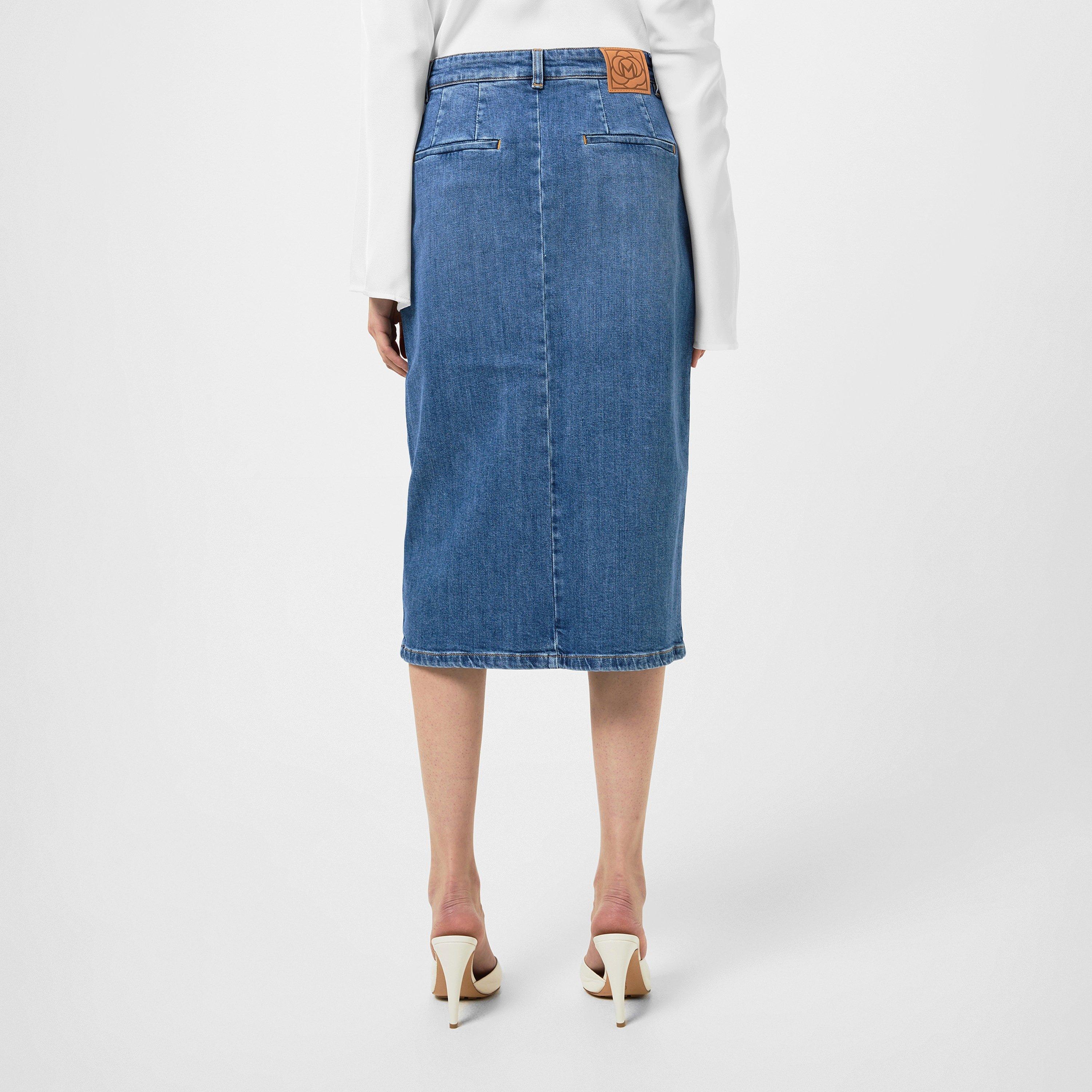 Blue Jeans 001 - Marella - Women's Cast Denim Skirt - 3