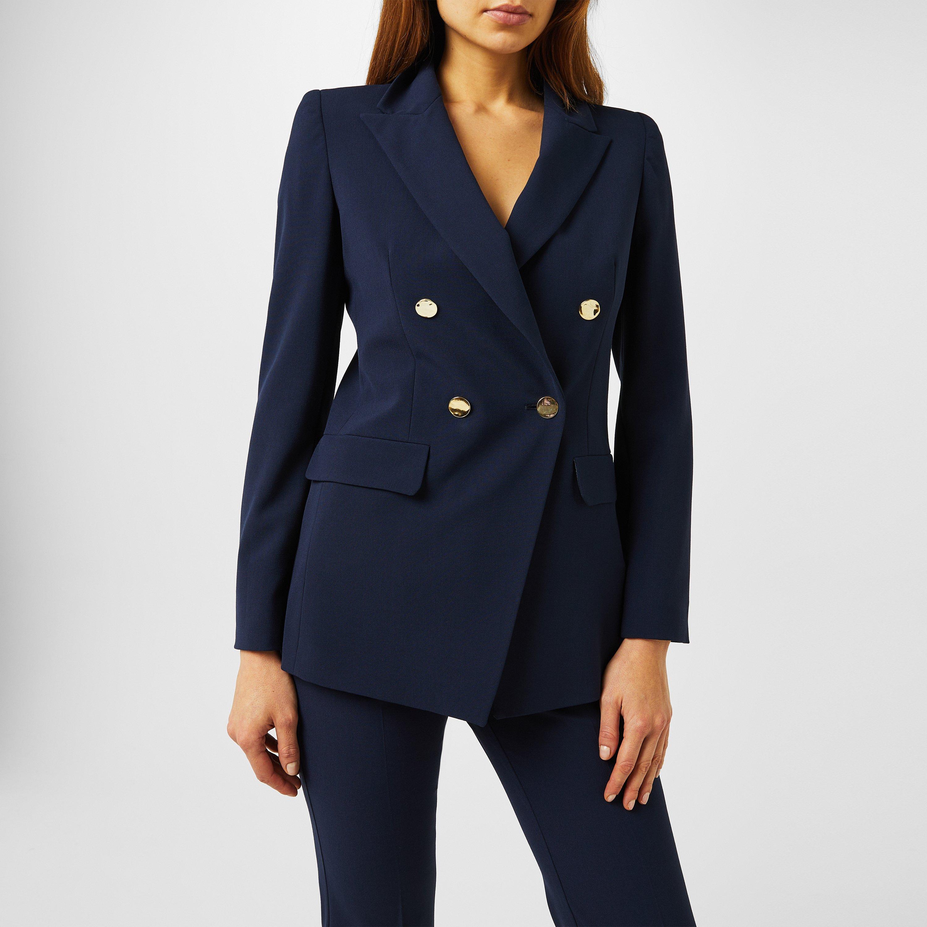 Navy 003 - Marella - Women's Notion Tailored Blazer - 4