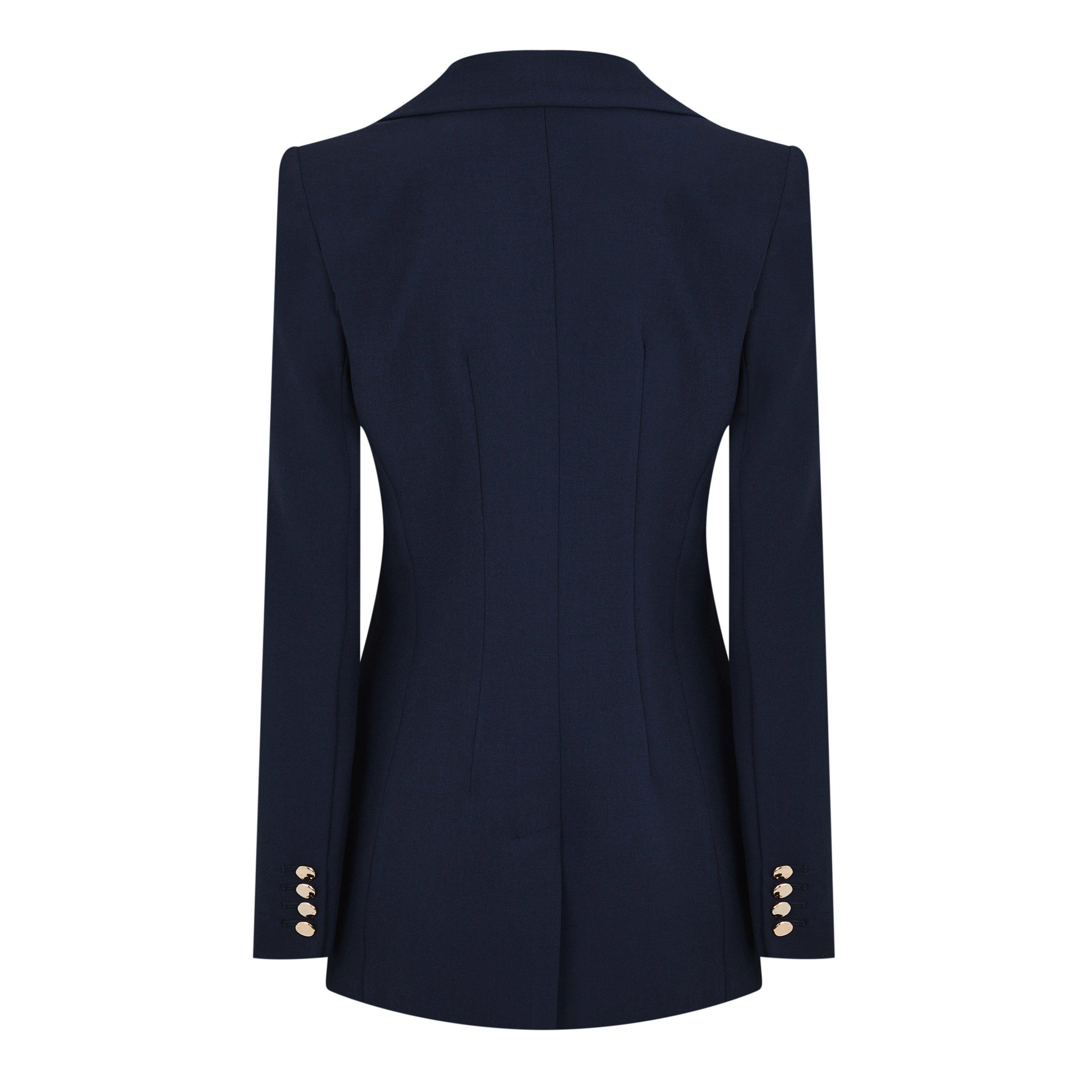 Navy 003 - Marella - Women's Notion Tailored Blazer - 5