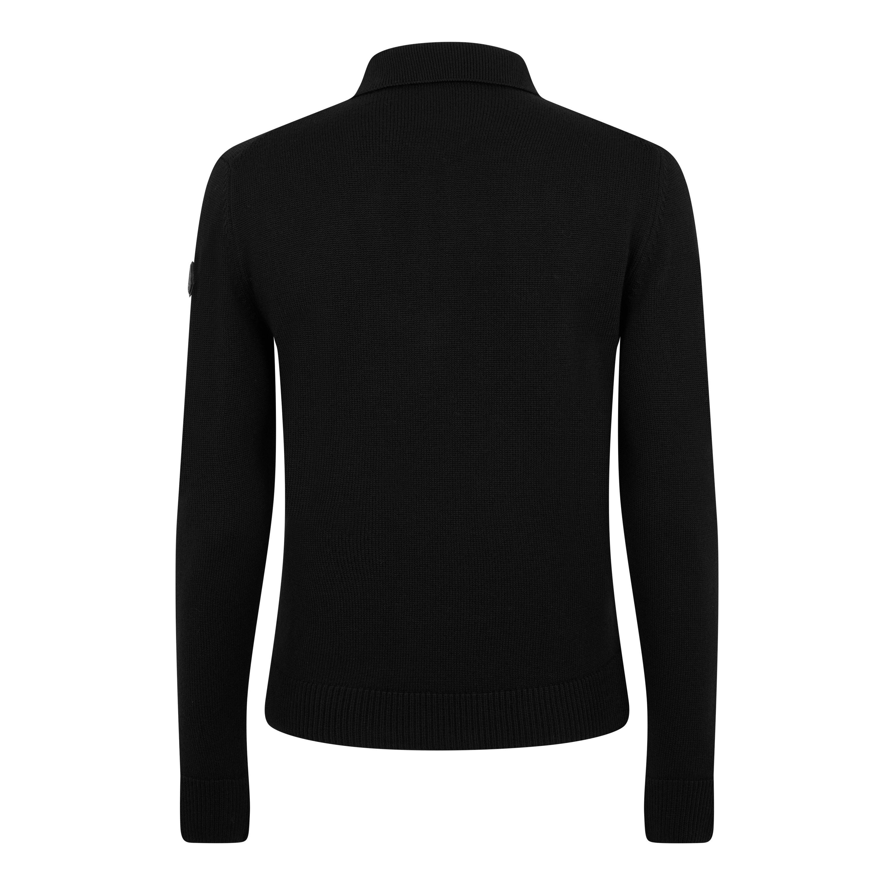 Black 999 - Moncler - Wool Polo Jumper - 6