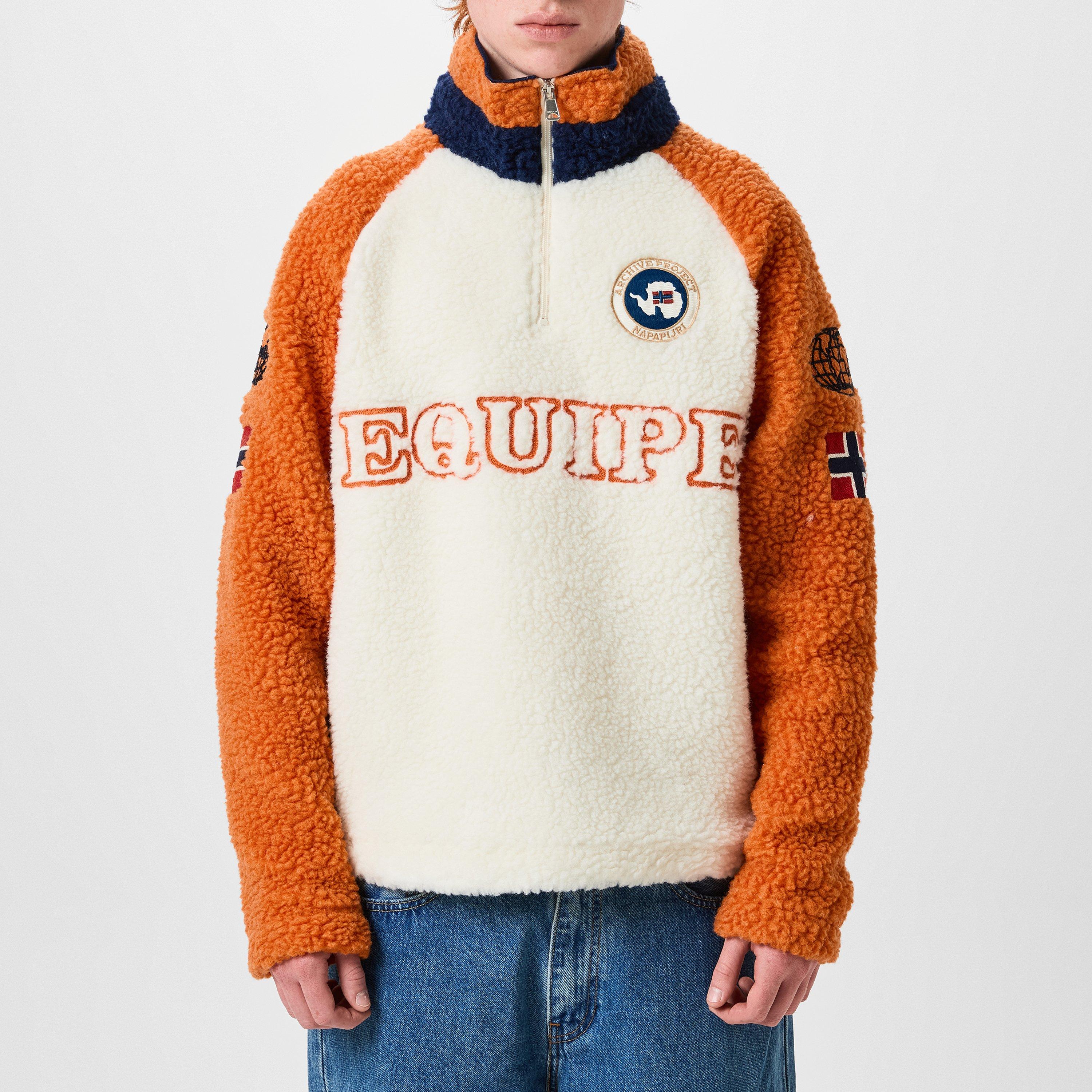 Orange CB - Napapijri - Equipe Fleece Sweatshirt - 1