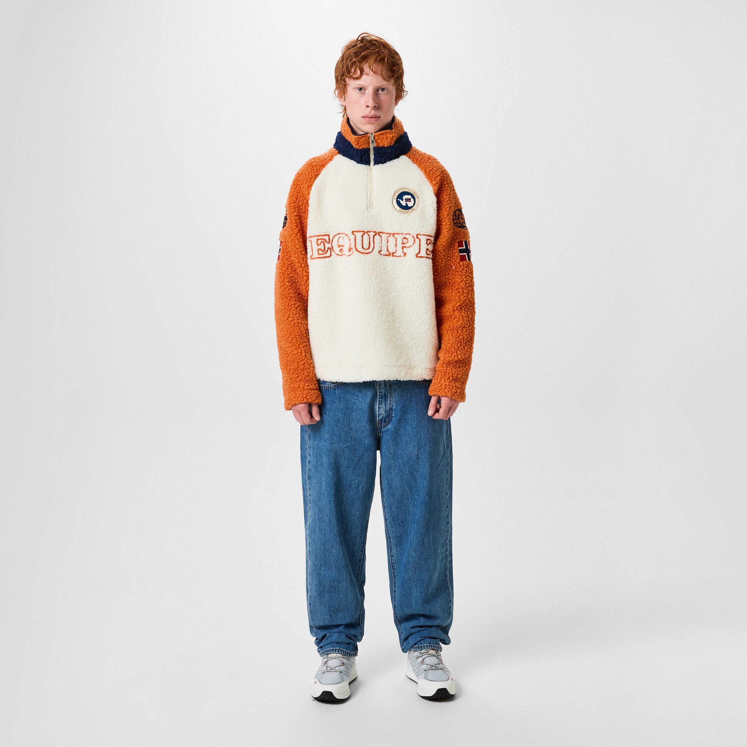 Orange CB - Napapijri - Equipe Fleece Sweatshirt - 4