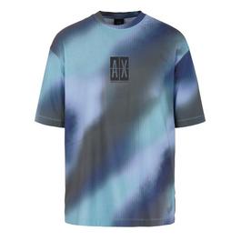 Armani Exchange All Over Holo T Shirt