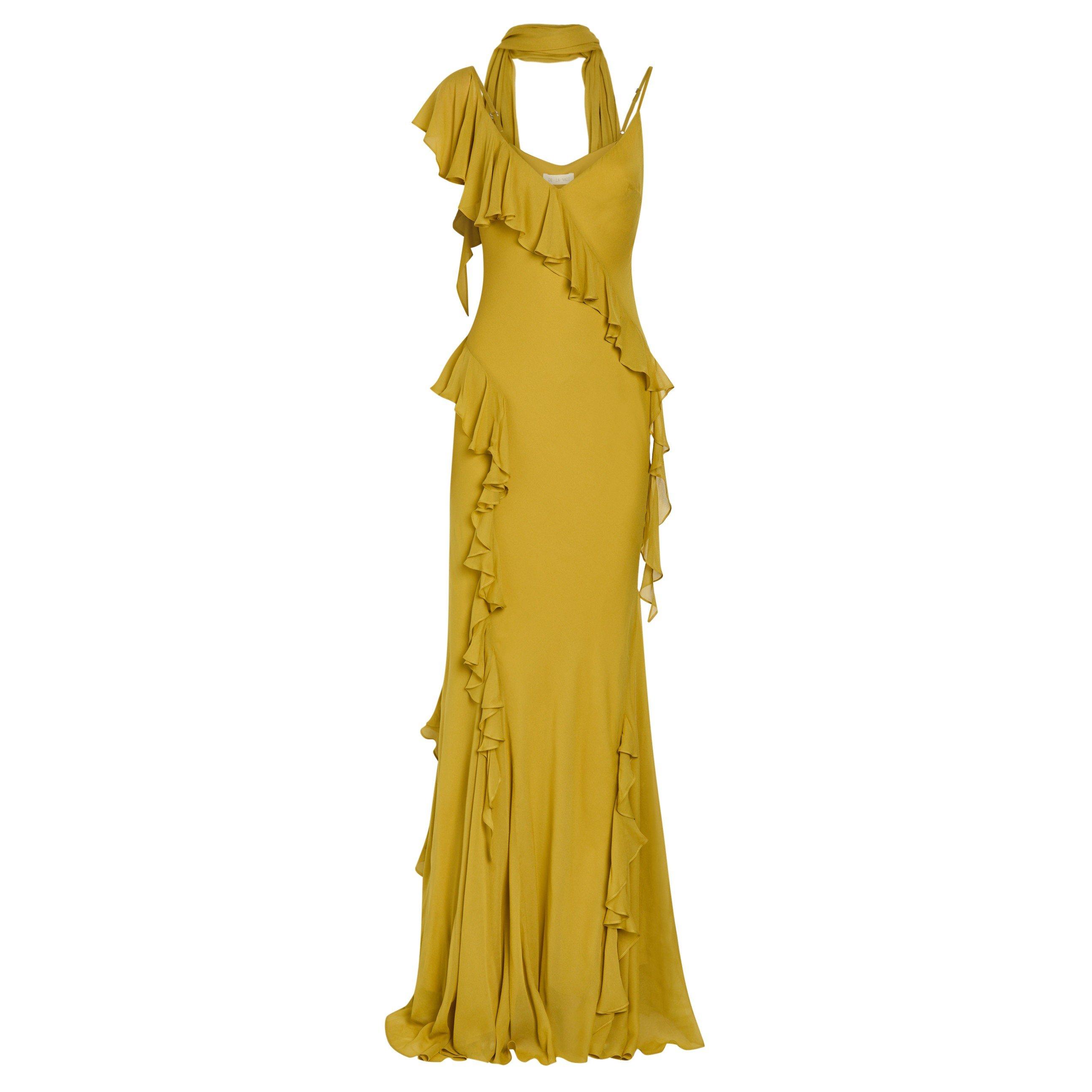 YELLOW - De La Vali - MAYARA MAXI DRESS