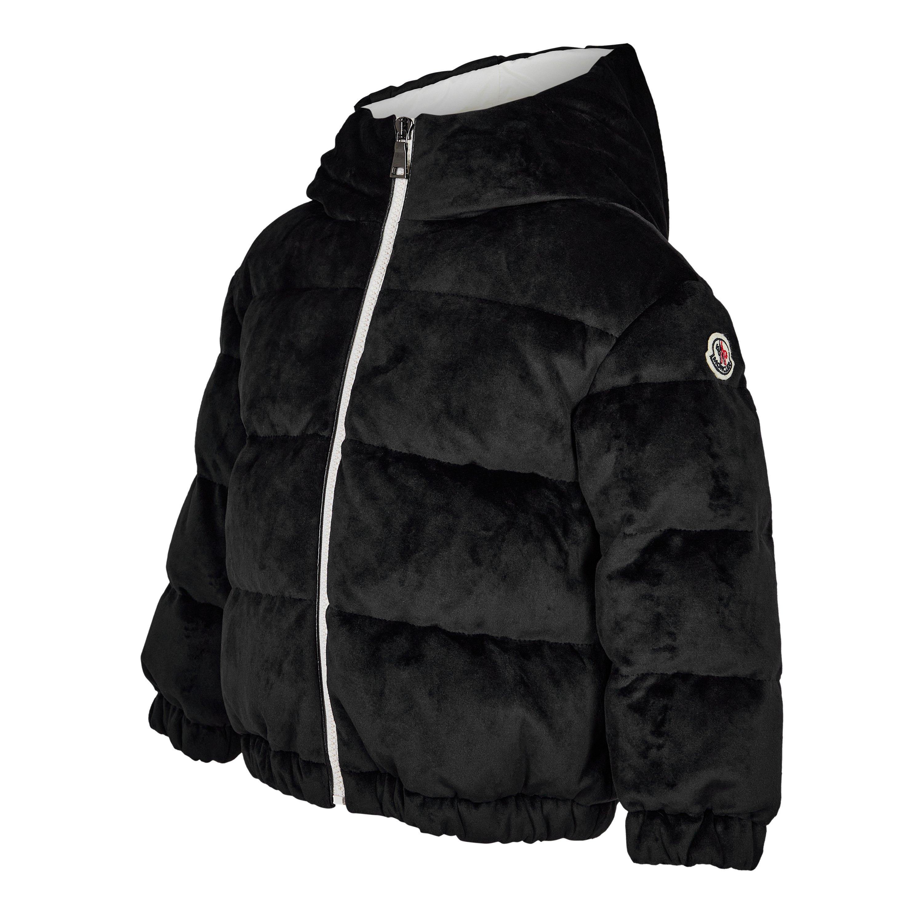 Black 999 - Moncler - Kids' Daos Goose Down Long Sleeve Short Puffer Jacket - 3