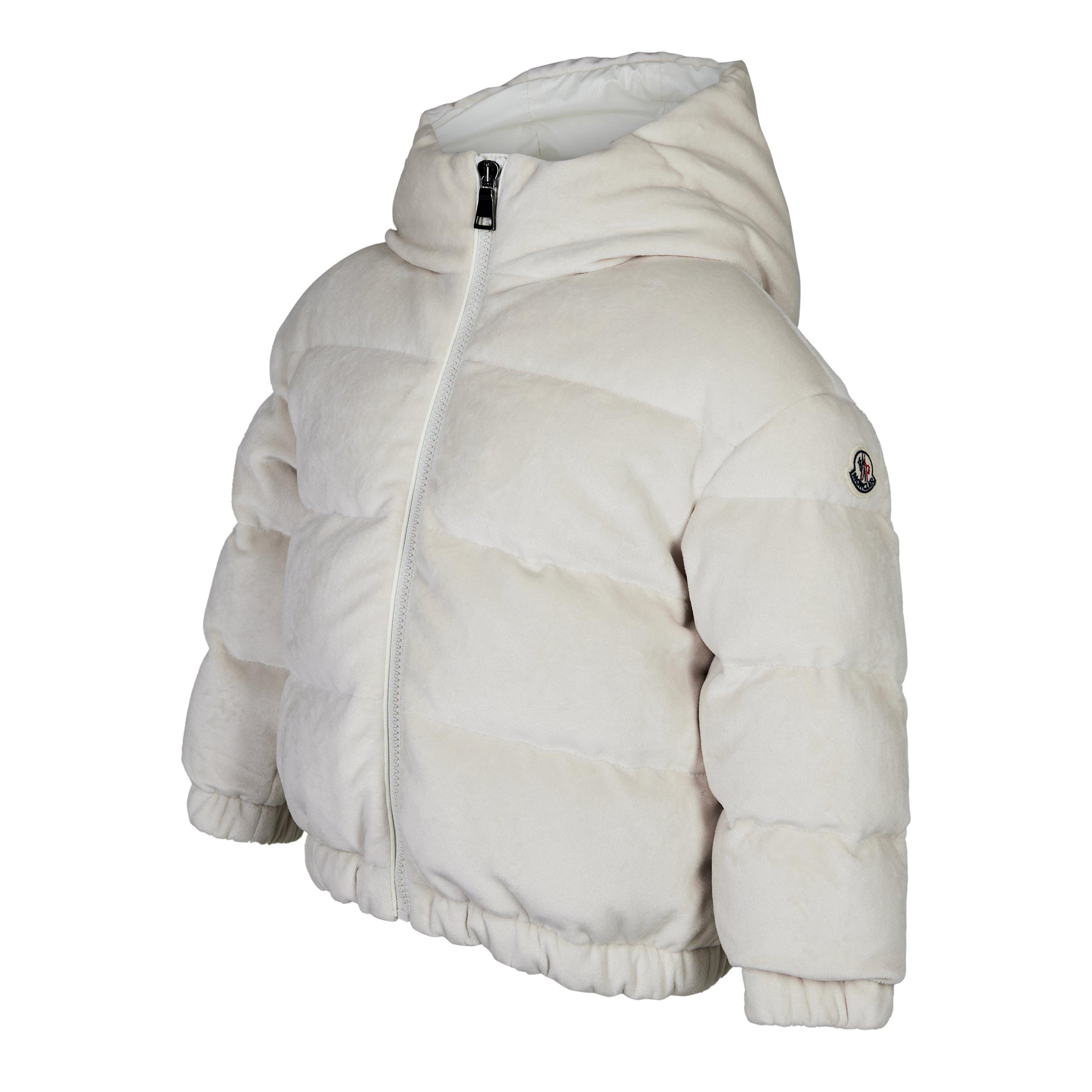 Light Beige 21L - Moncler - Kids' Daos Goose Down Long Sleeve Short Puffer Jacket - 3