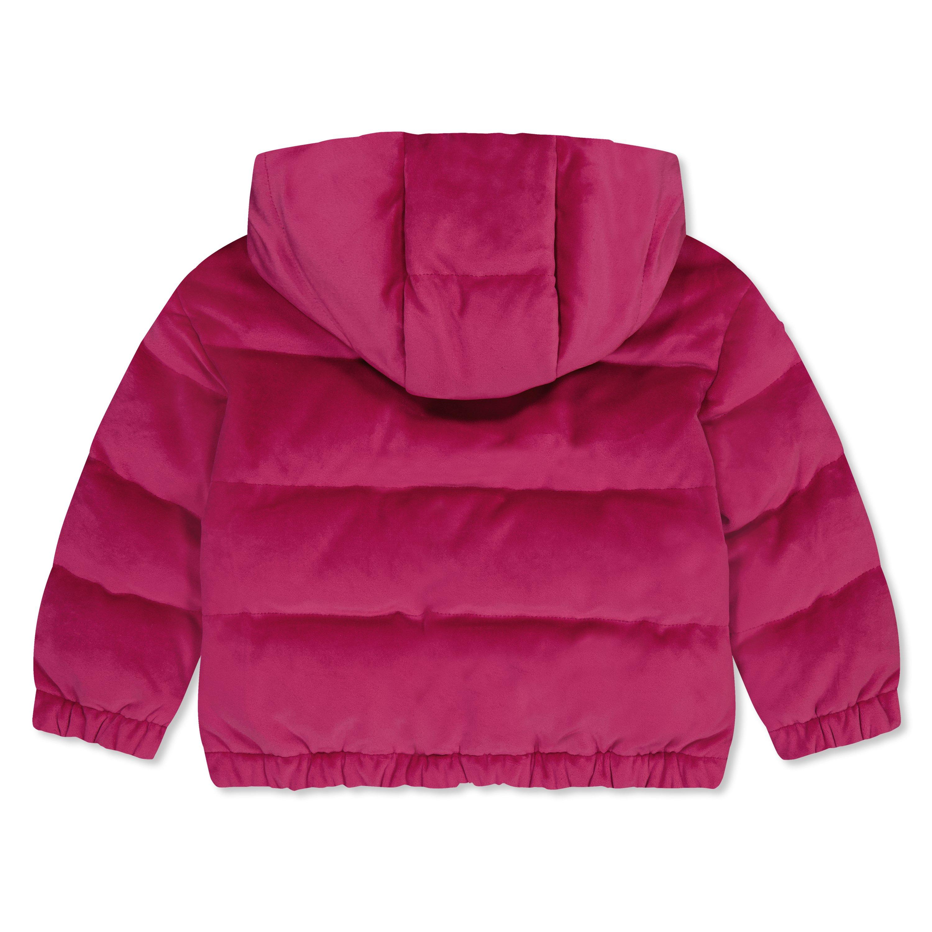 Fuschia 543 - Moncler - Kids' Daos Goose Down Long Sleeve Short Puffer Jacket - 2