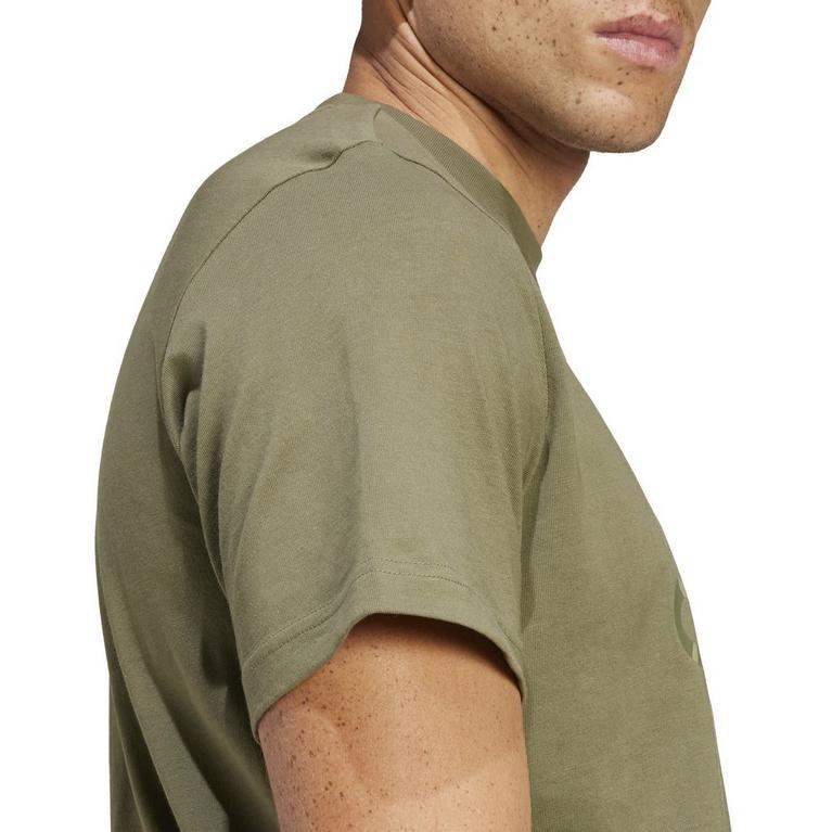 Olive Strata - adidas - DKNY panelled short-sleeve T-shirt - 5