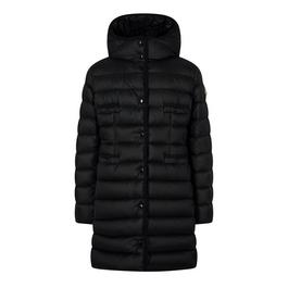 Moncler Hirma Long Down Jacket