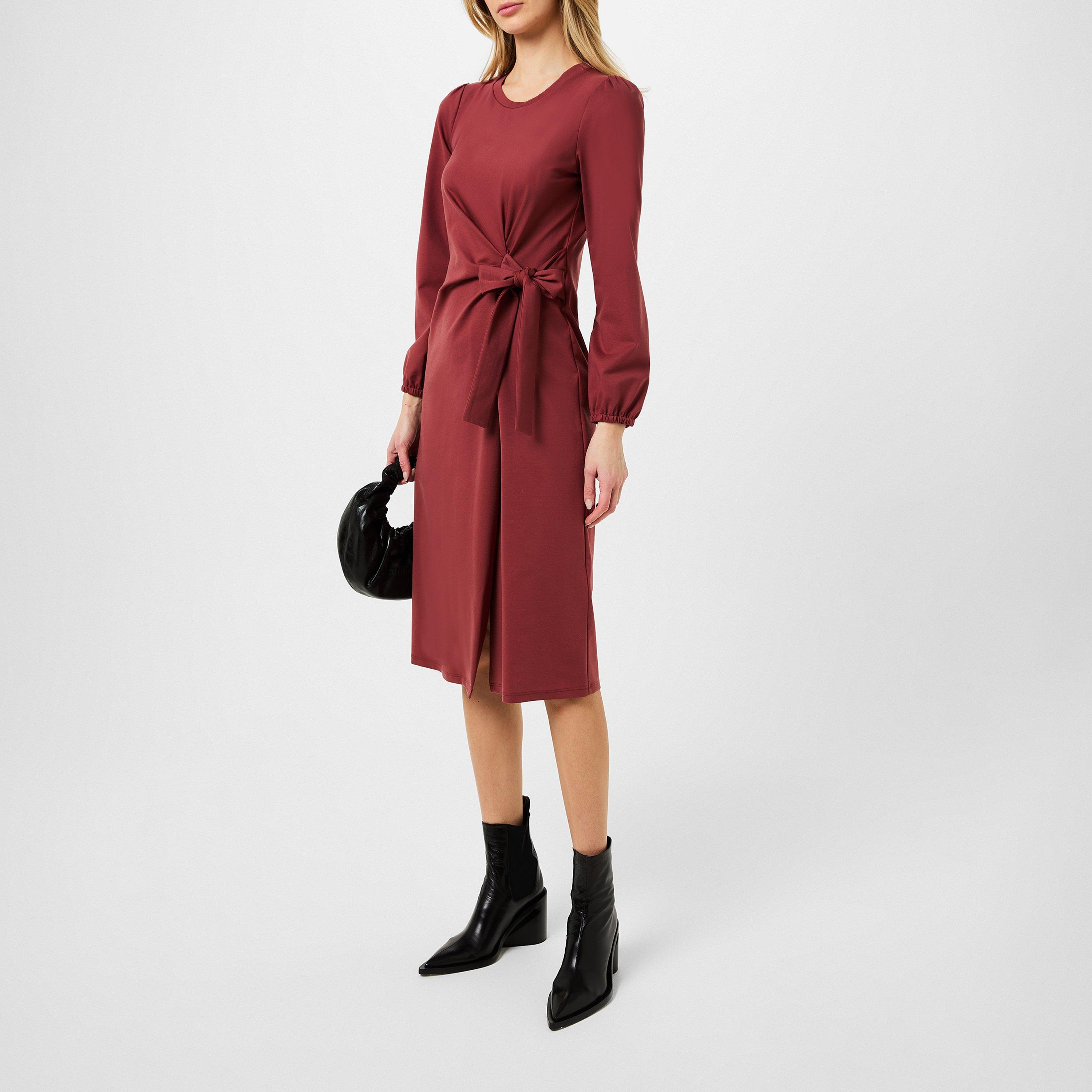 Rust 001 - Weekend Max Mara - Women's Febe Jersey Belted Dress - 2