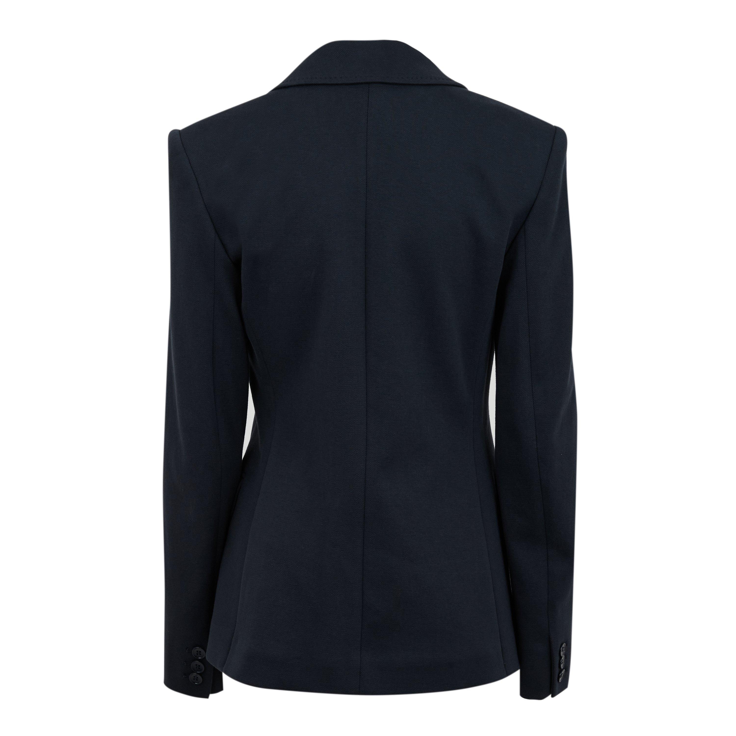 Navy 002 - Weekend Max Mara - Women's Rosetta Tailored Structured Blazer - 5