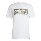 Blanc - adidas - Camo  T-Shirt - 1