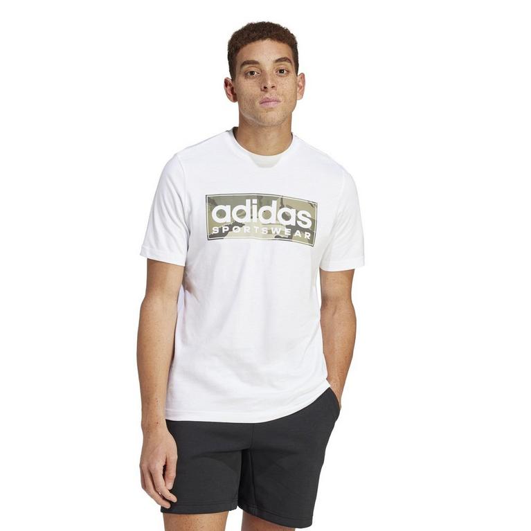 Blanc - adidas - Camo  T-Shirt - 2