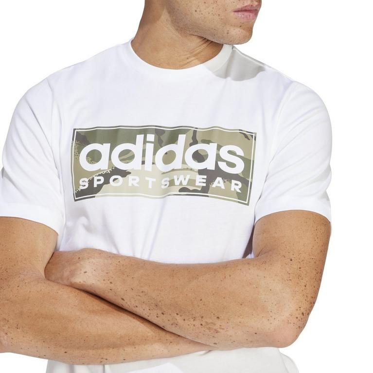 Blanc - adidas - Camo  T-Shirt - 5