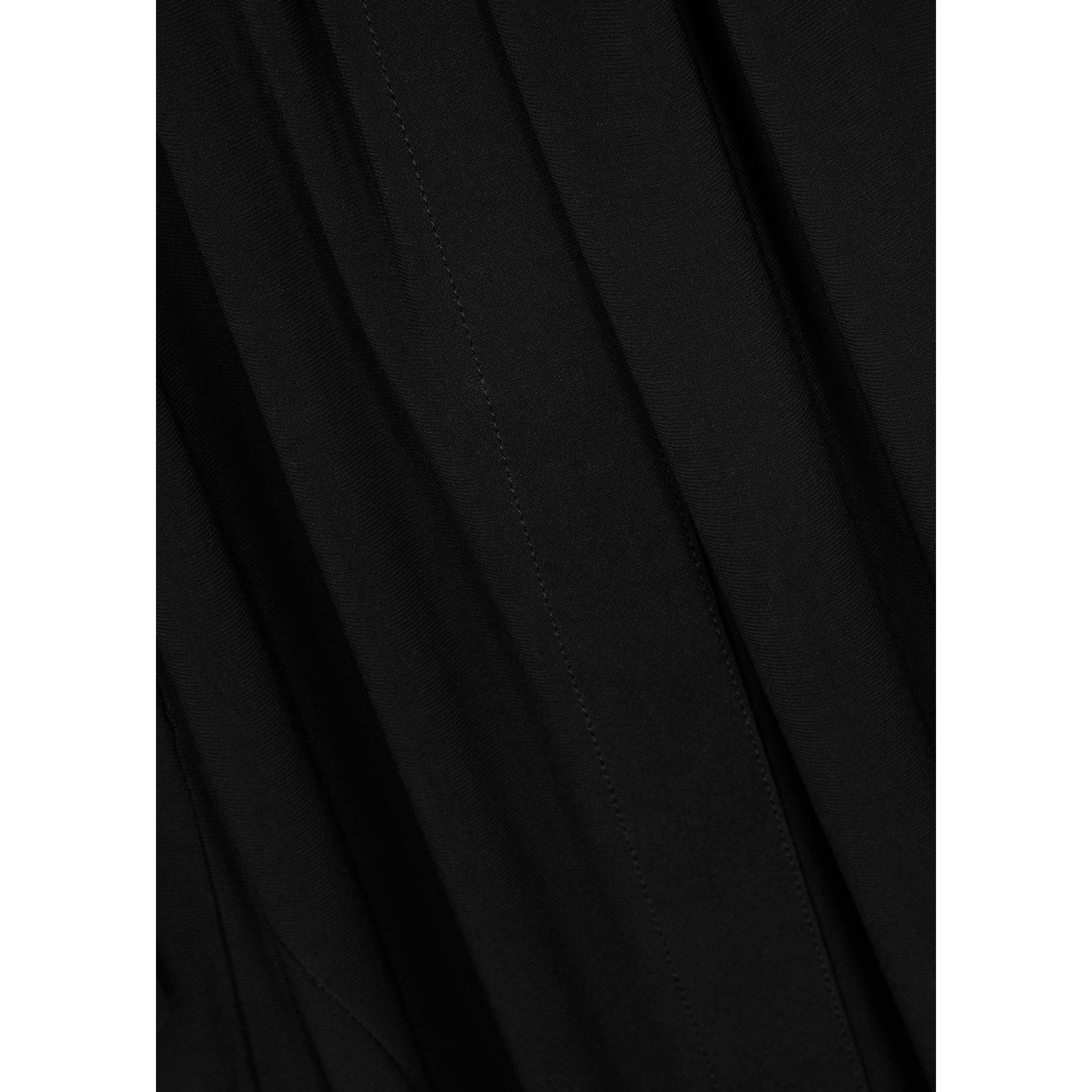 BLACK - Norma Kamali - SD OFFSHLDR FISHTAIL MIDI DRS - 4