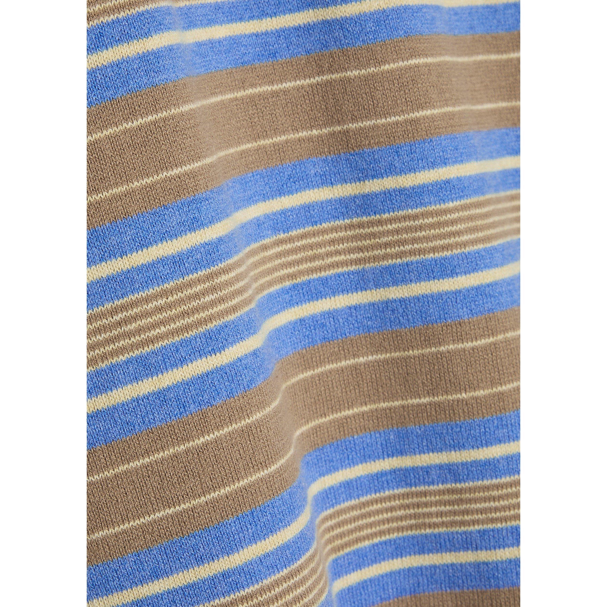 BLUE AND OTHER - Guest in Residence - Women's Cotton Cashmere Striped Rugby Polo - 4