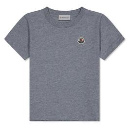 Moncler Short Sleeve Logo T-Shirt Juniors