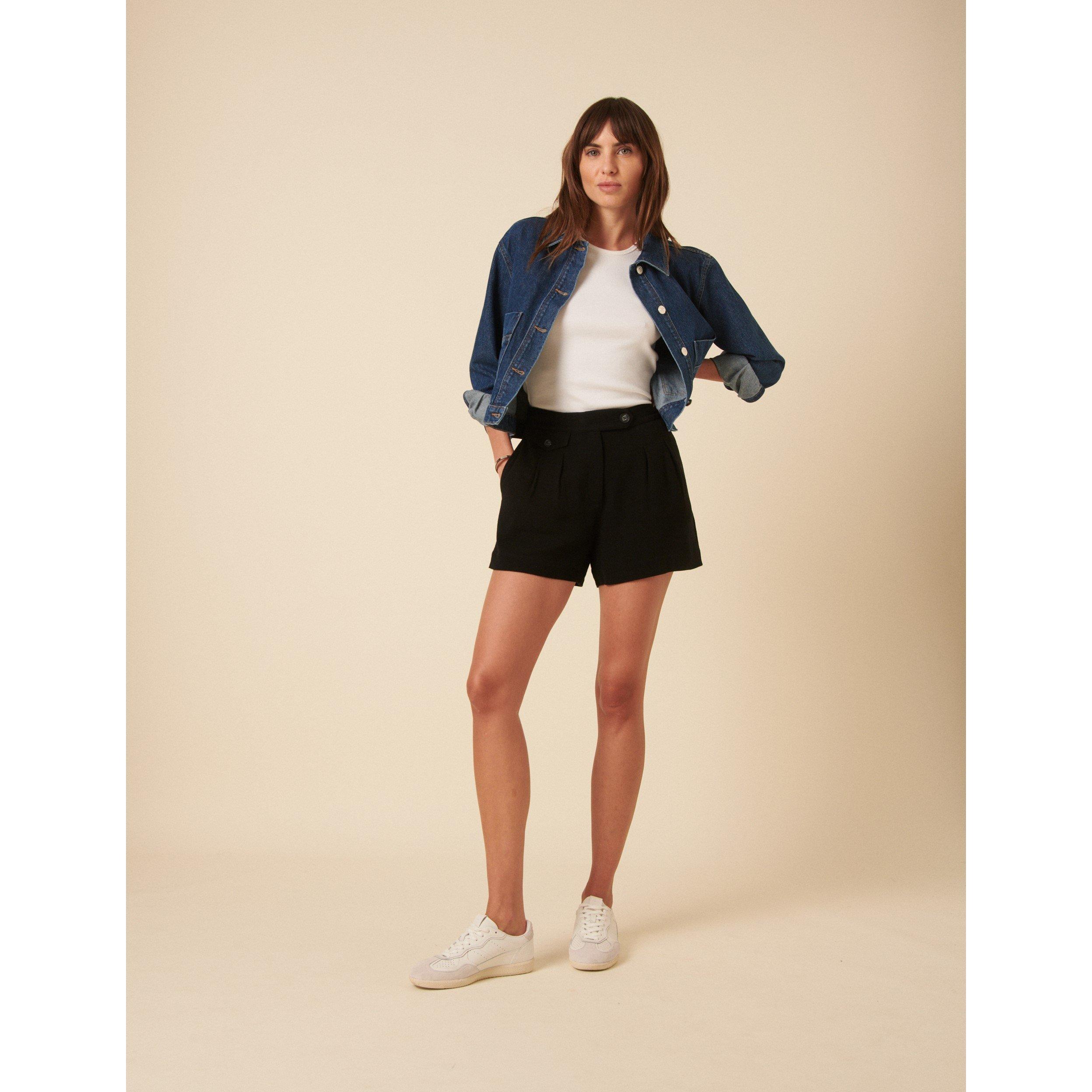 Black - Nobodys Child - Women's Tailored Shorts - 2