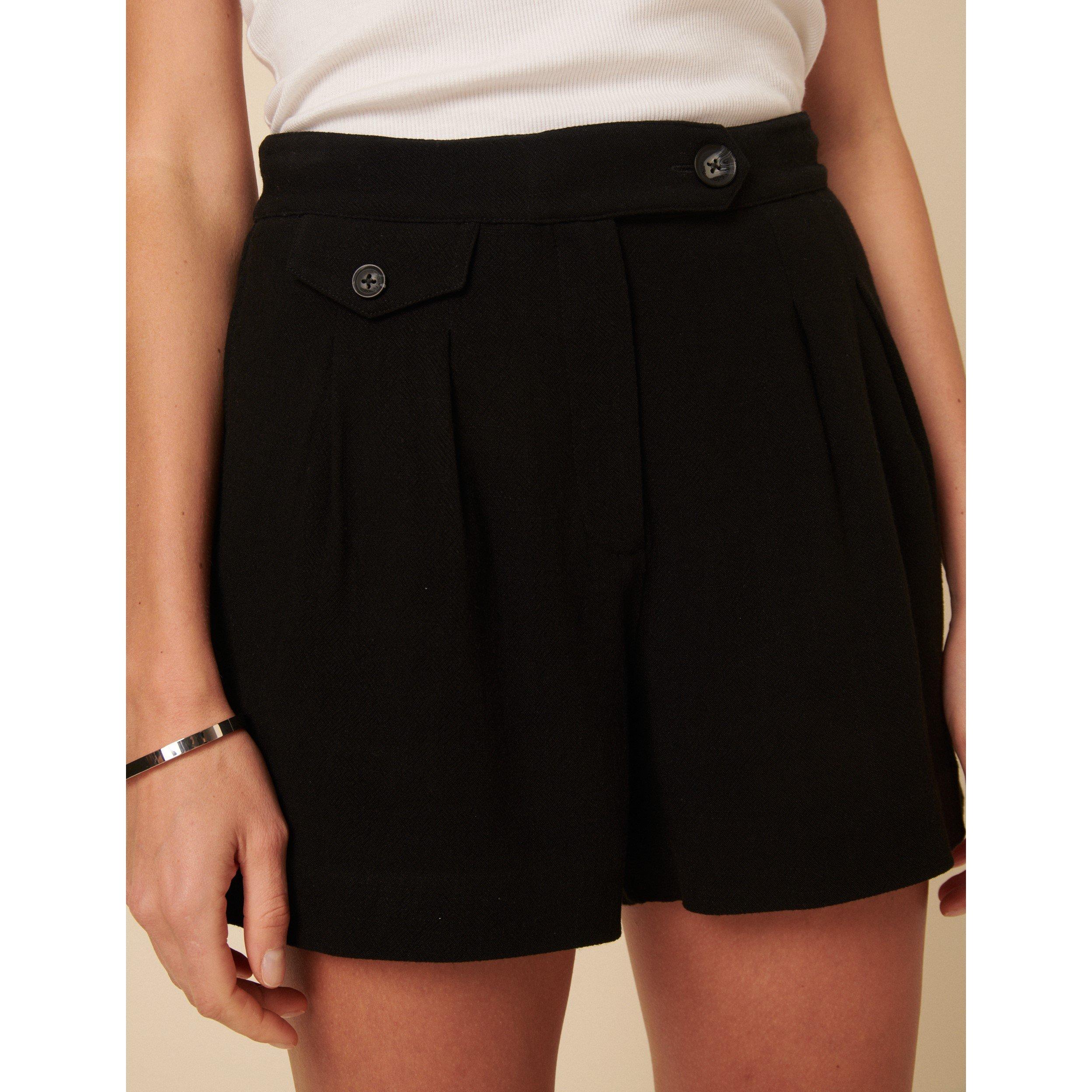 Black - Nobodys Child - Women's Tailored Shorts - 3