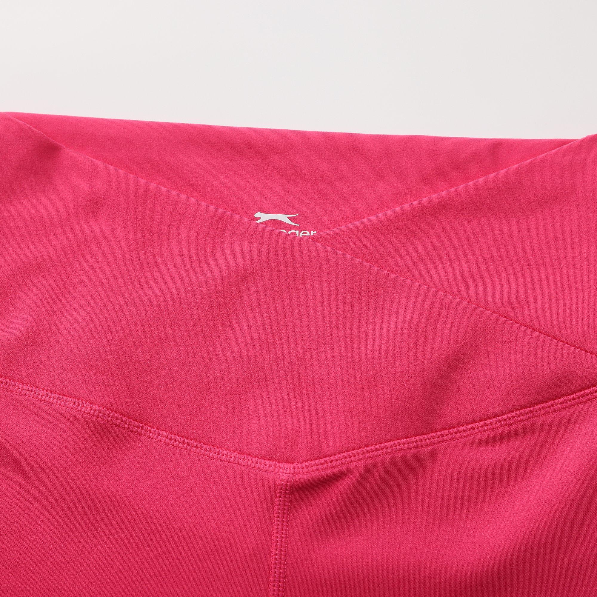Raspberry/Black - Slazenger - Cycling Shorts Womens - 5