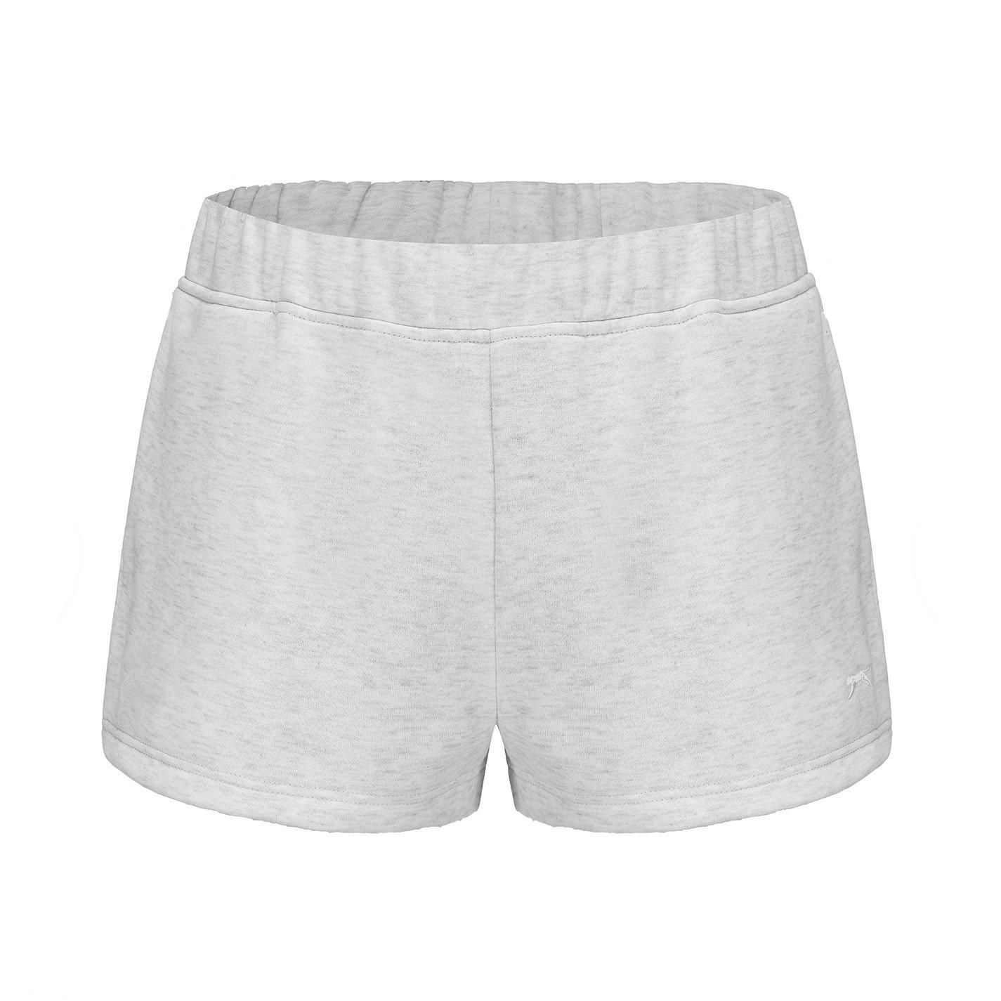 Slazenger Women's Fleece Shorts - Ice Grey Marl - 8 (XS)