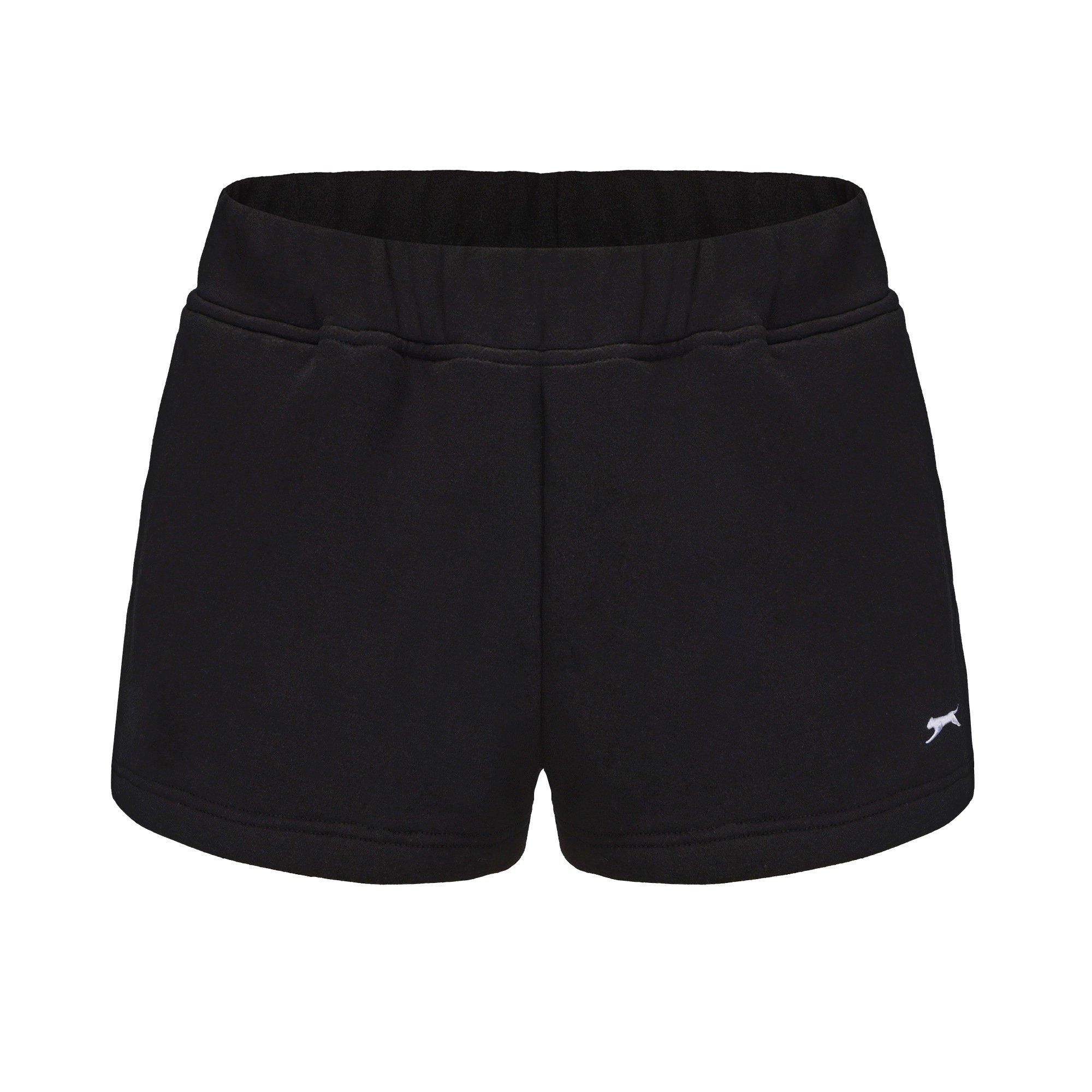 Slazenger Women's Fleece Shorts - Black - 14 (L)