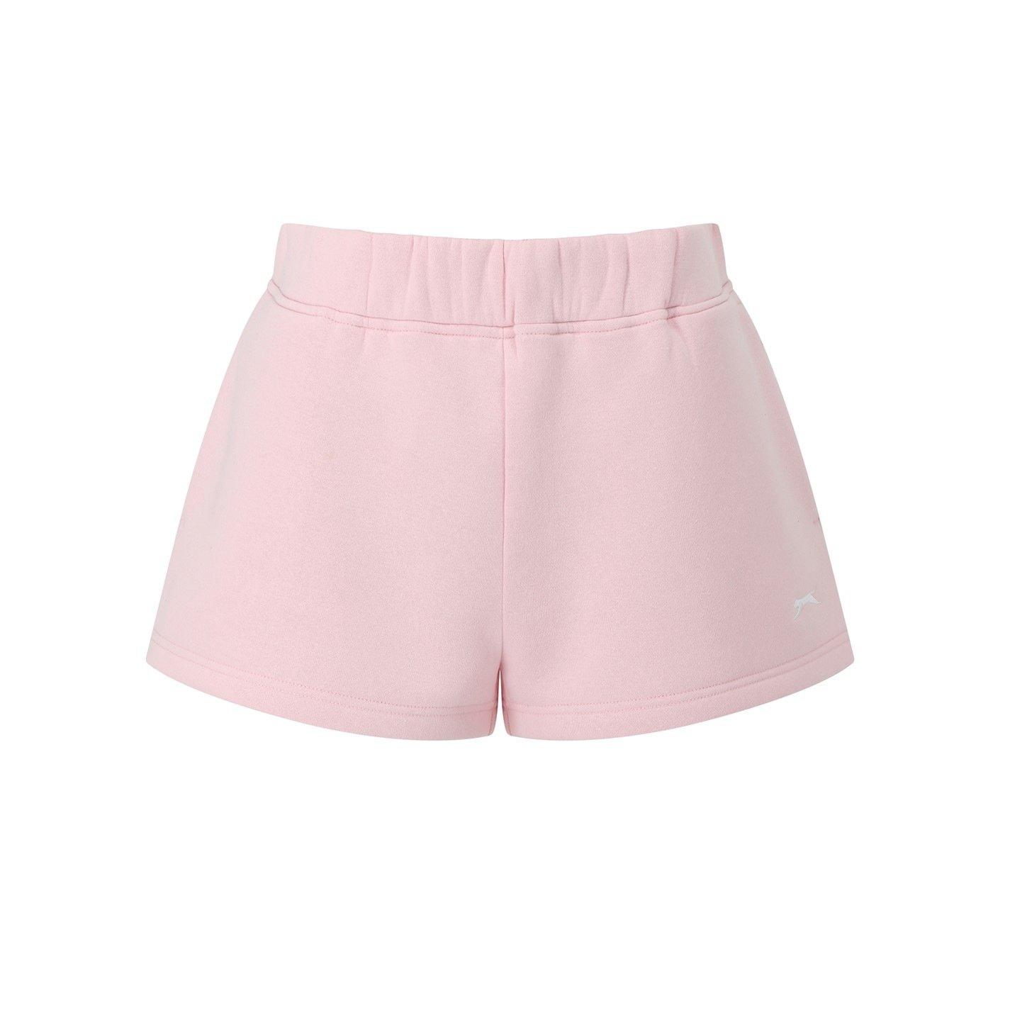Slazenger Women's Fleece Shorts - Pink - 14 (L)