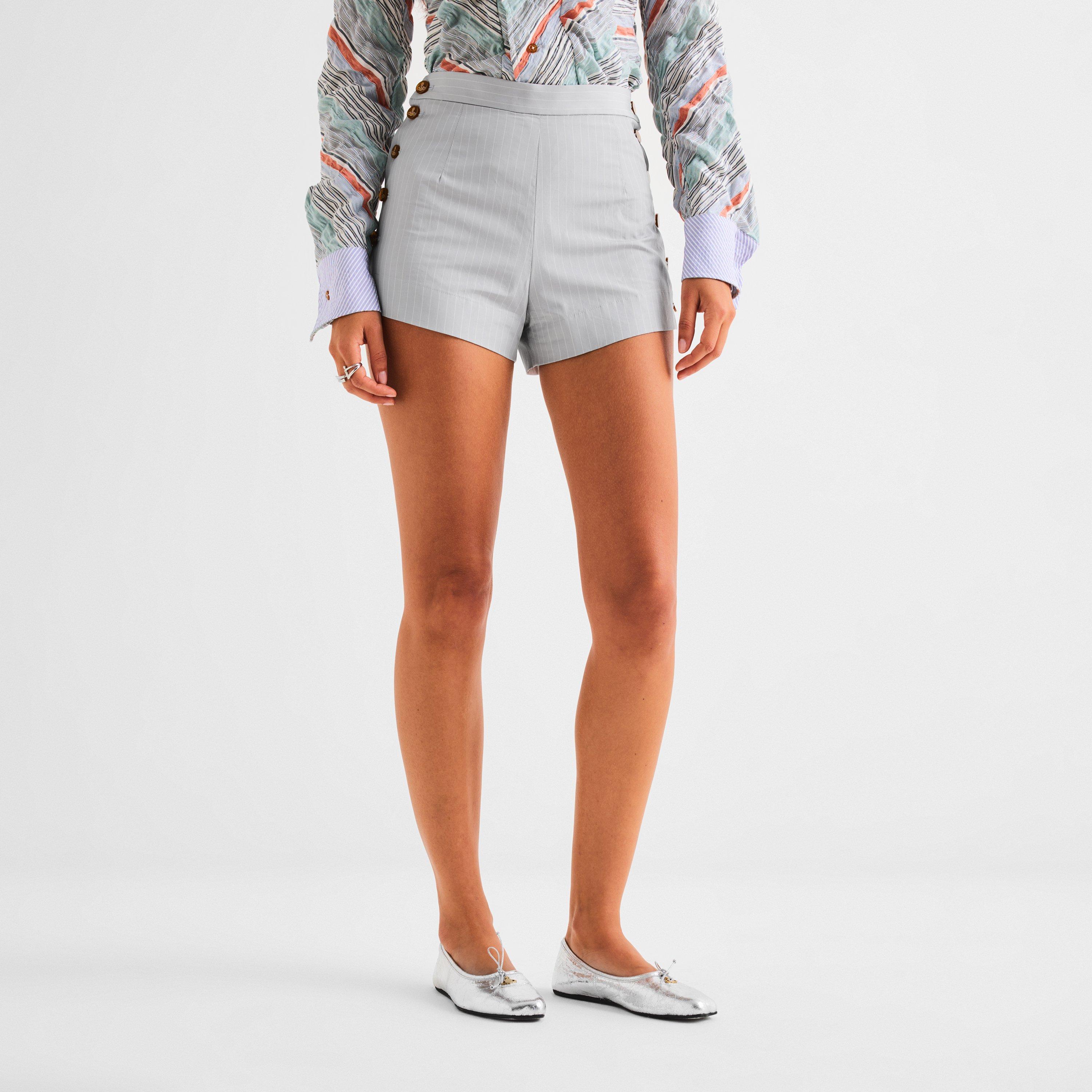 Grey - Vivienne Westwood - Viv Button Short Ld54 - 3
