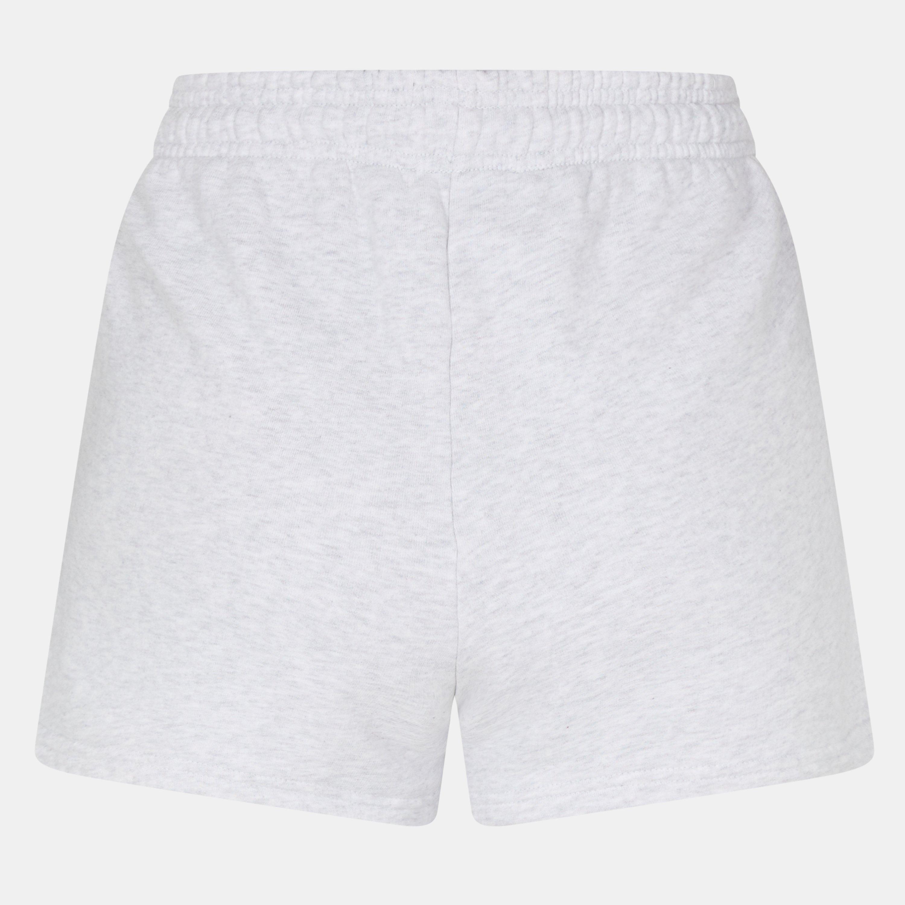 Light Grey - 4th and Reckless - Women's Clover Fleece Jogger Shorts - 2